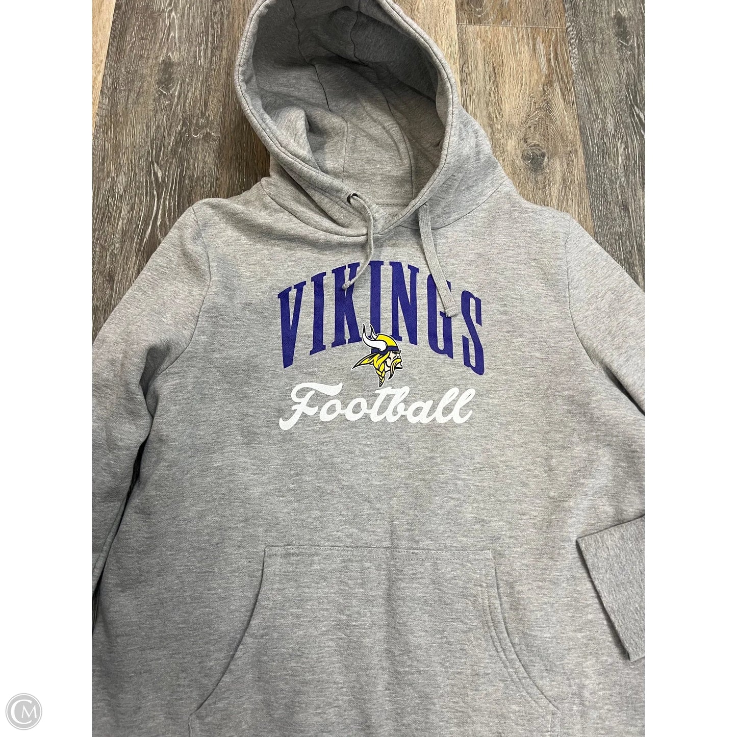 Athletic Sweatshirt Hoodie By Fanatics In Grey, Size: 2x