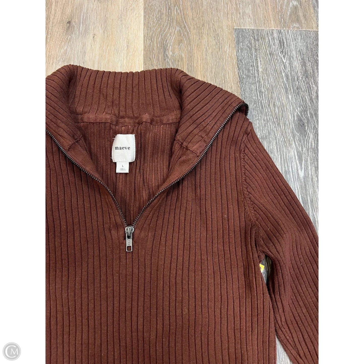 Sweater By Maeve In Brown, Size: L