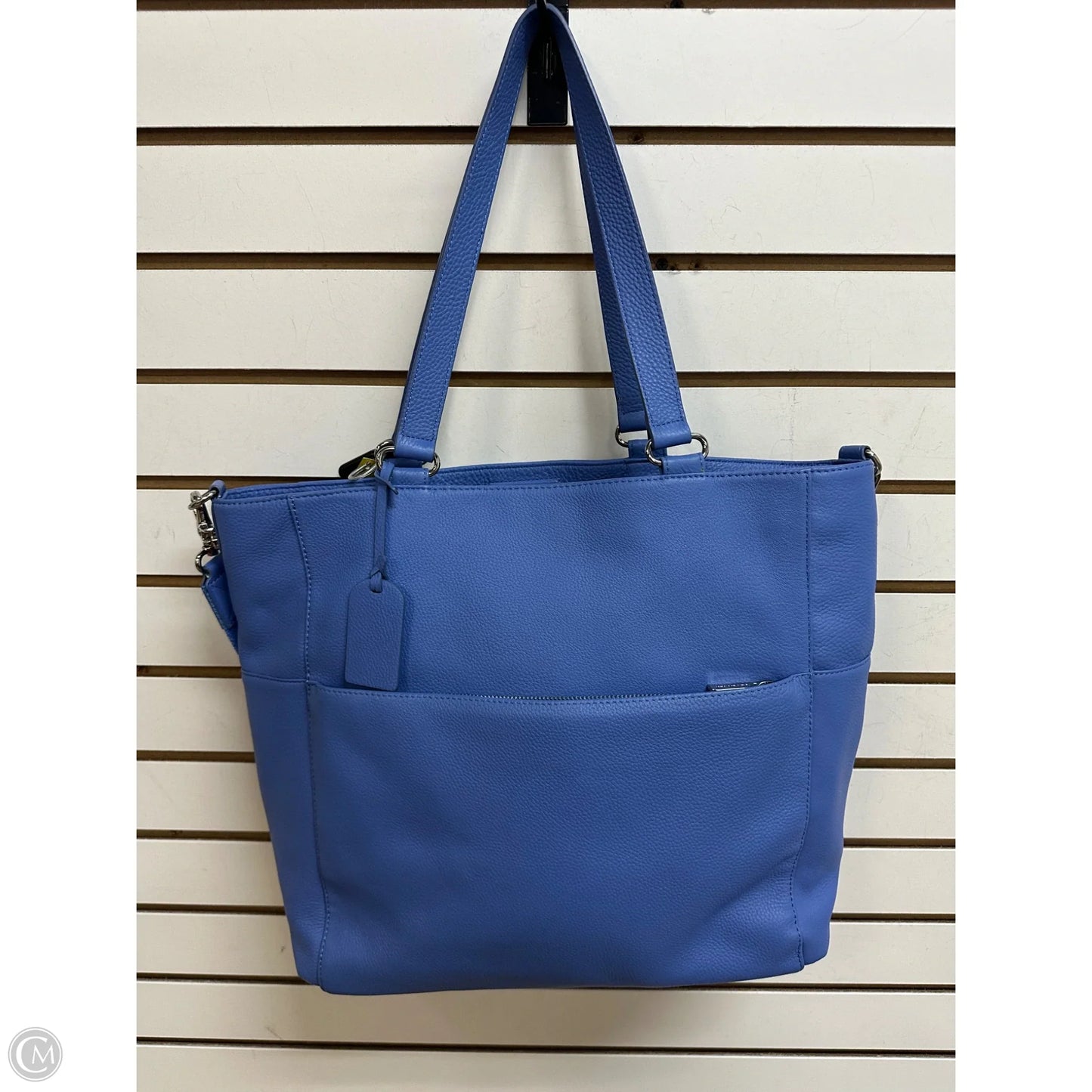 Handbag Leather By Levenger, Size: Large