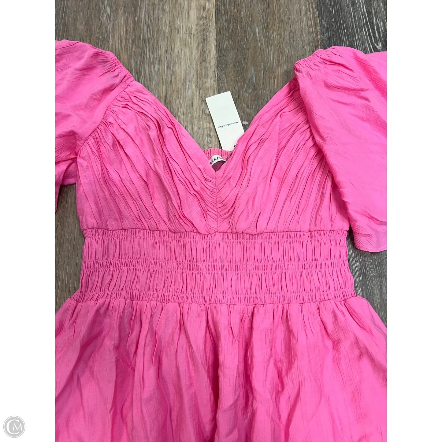 Dress Casual Short By Abercrombie And Fitch In Pink, Size: M