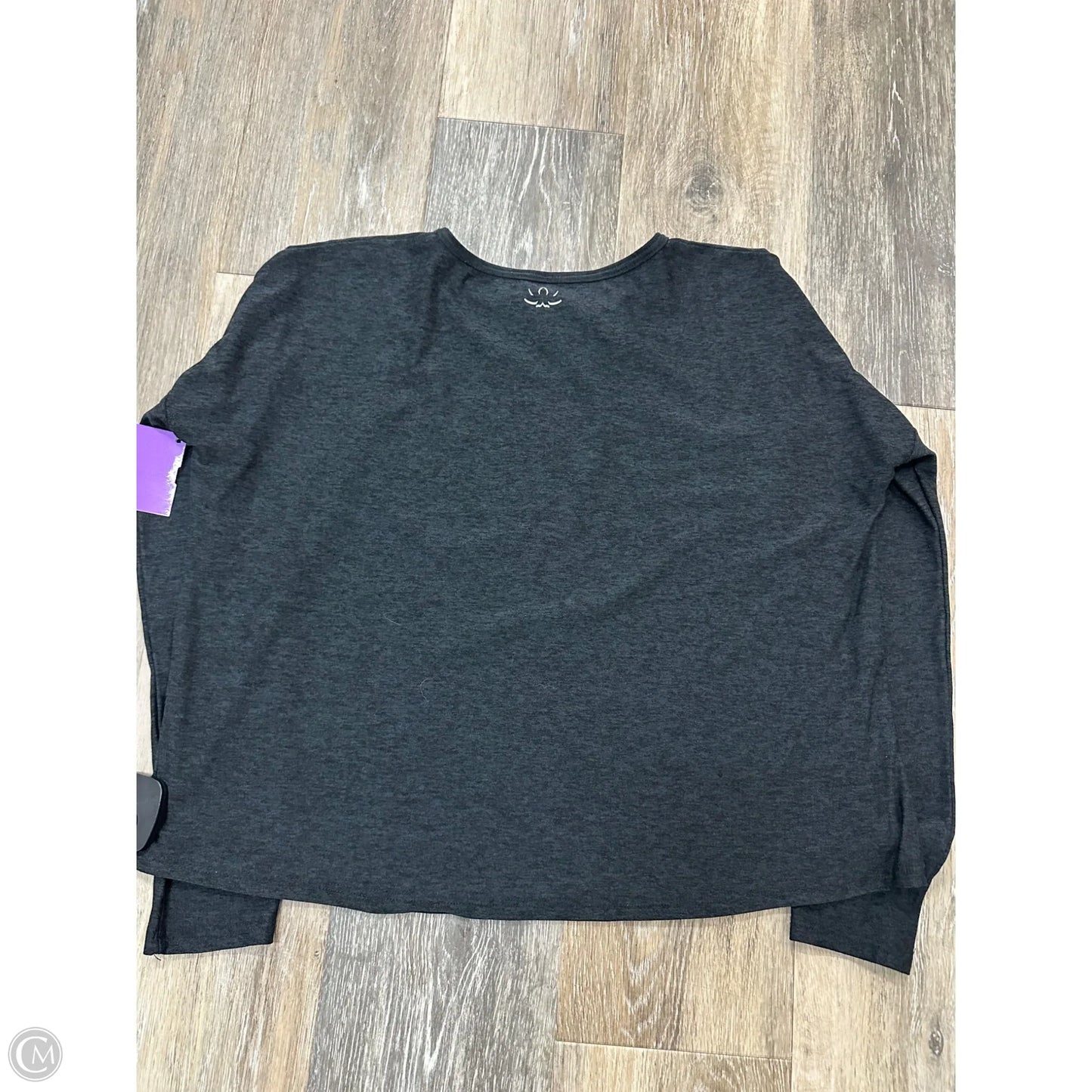 Athletic Top Long Sleeve Crewneck By Beyond Yoga In Grey, Size: Xs