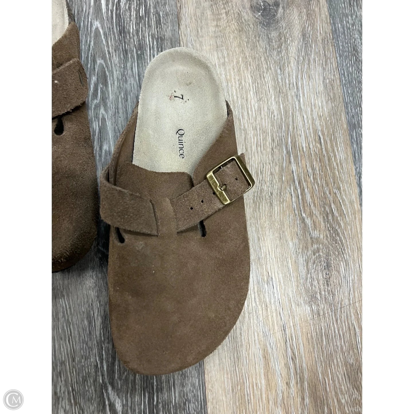 Shoes Flats By Quince In Brown, Size: 7