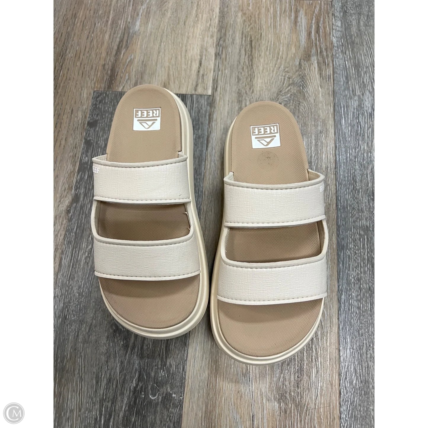 Sandals Heels Platform By Reef In Brown, Size: 7