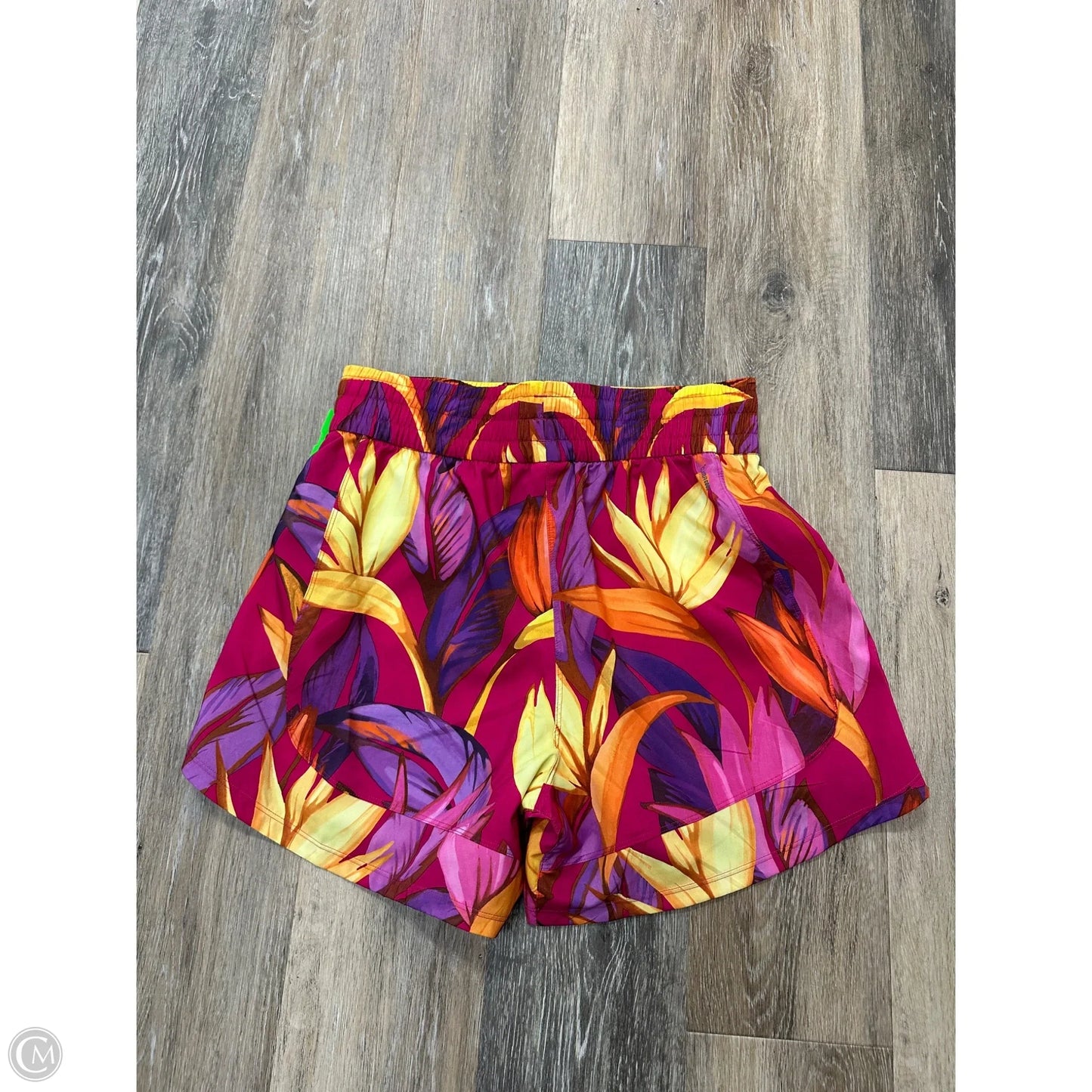 Athletic Shorts By Adidas In Floral Print, Size: M