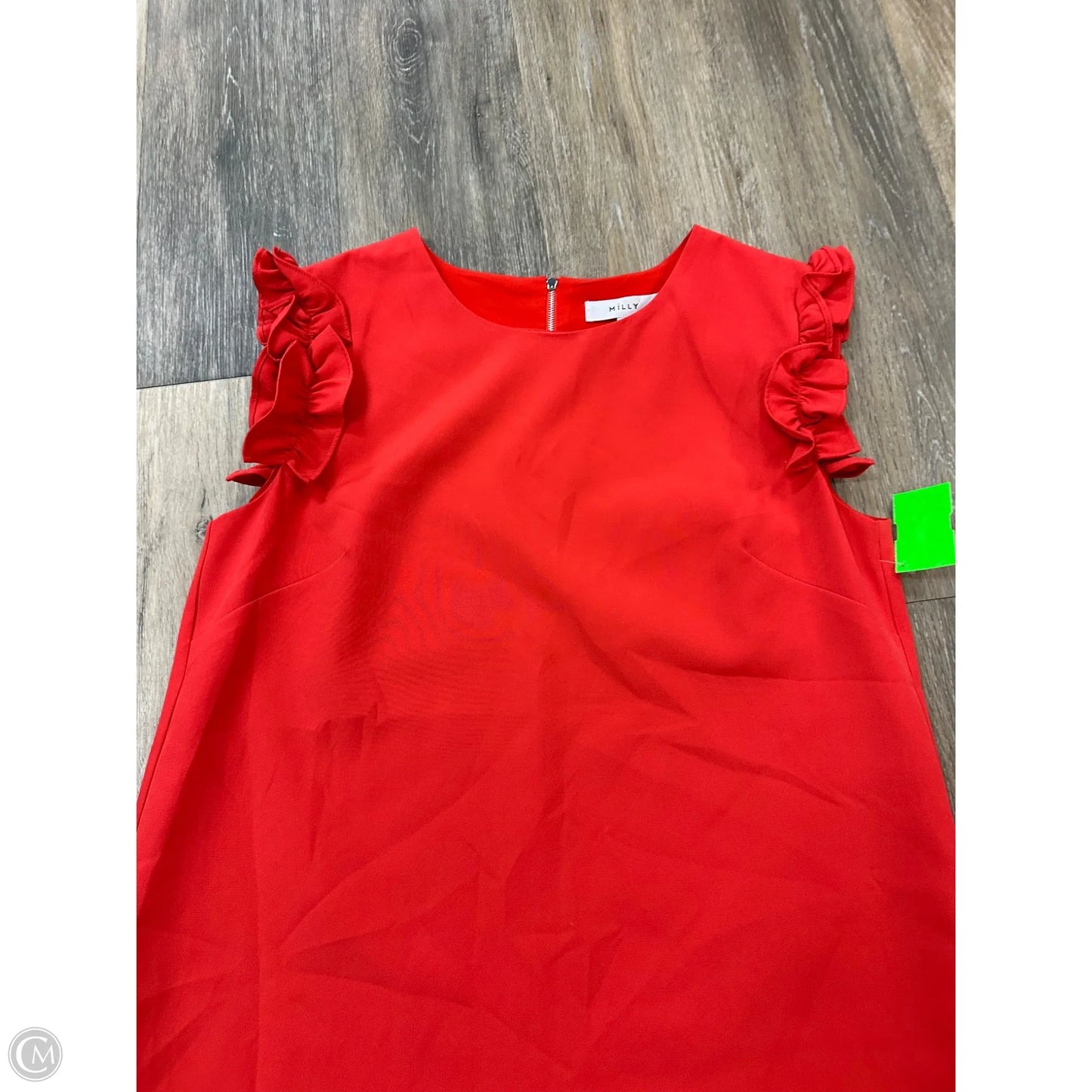 Top Sleeveless Designer By Milly In Red, Size: S