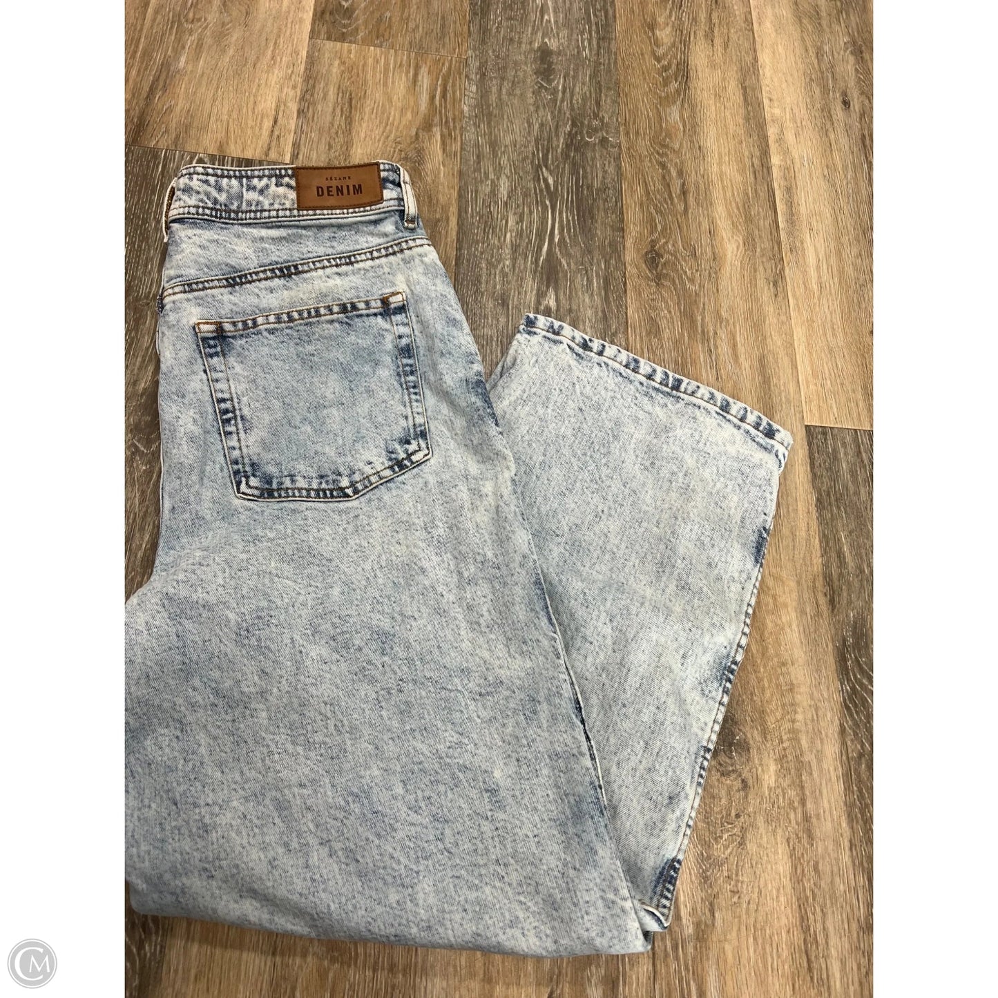 Jeans Wide Leg By Sezane In Blue Denim, Size: 10 (42)