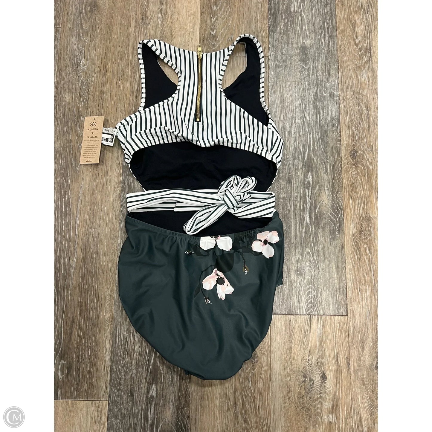 Swimsuit By Albion In Grey, Size: M