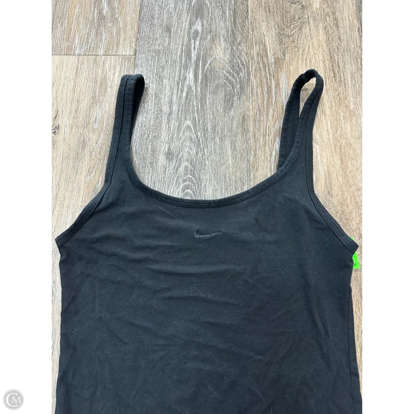 Athletic Tank Top By Nike Apparel In Black, Size: Xs