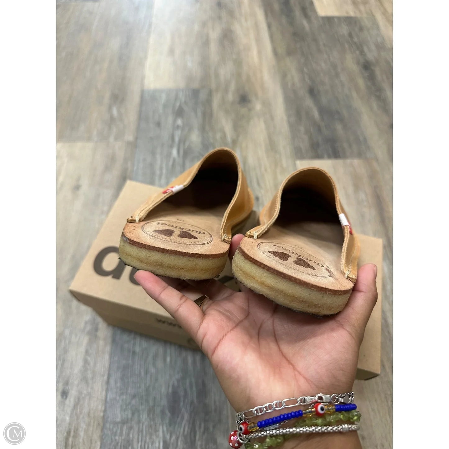Shoes Flats By DUCKFEET In Tan, Size: 7.5