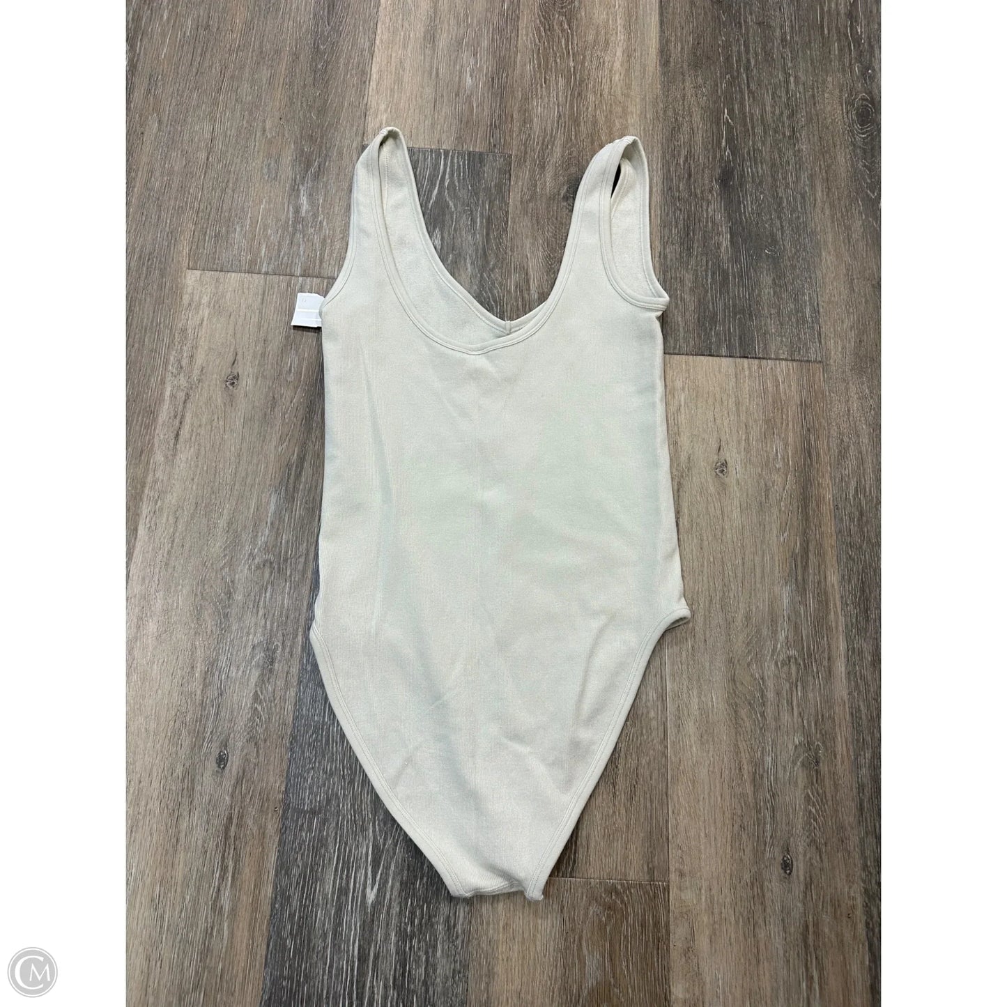 Bodysuit By Cream Yoga In Cream, Size: Xs