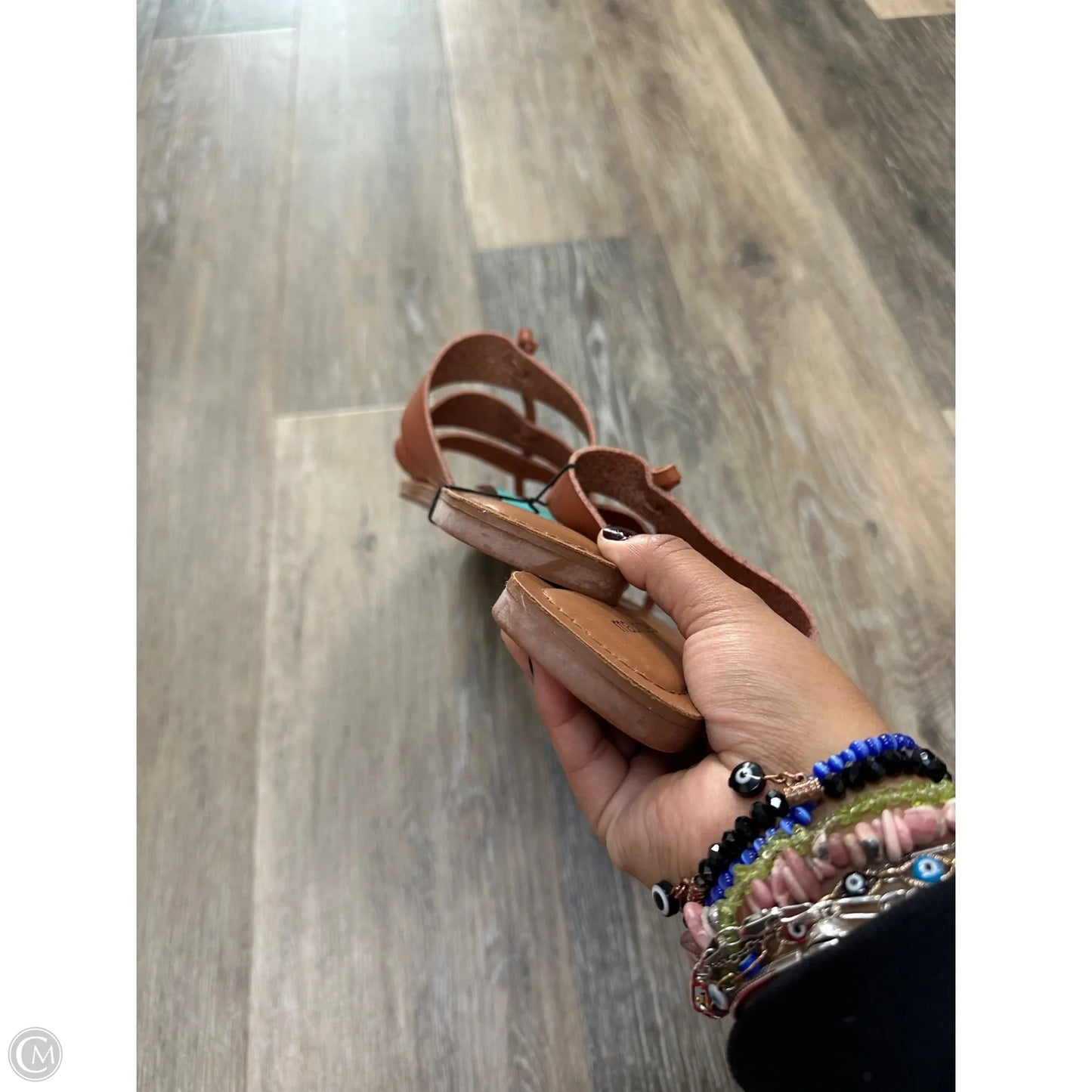 Sandals Flats By Maurices In Bronze, Size: 10