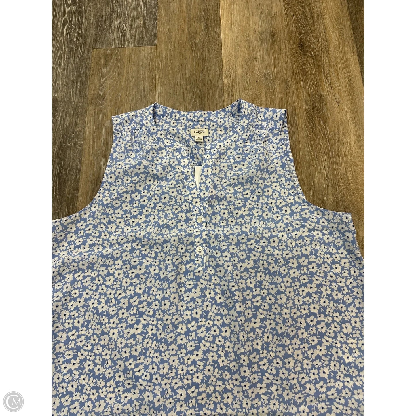 Top Sleeveless By J. Crew In Blue, Size: Xl