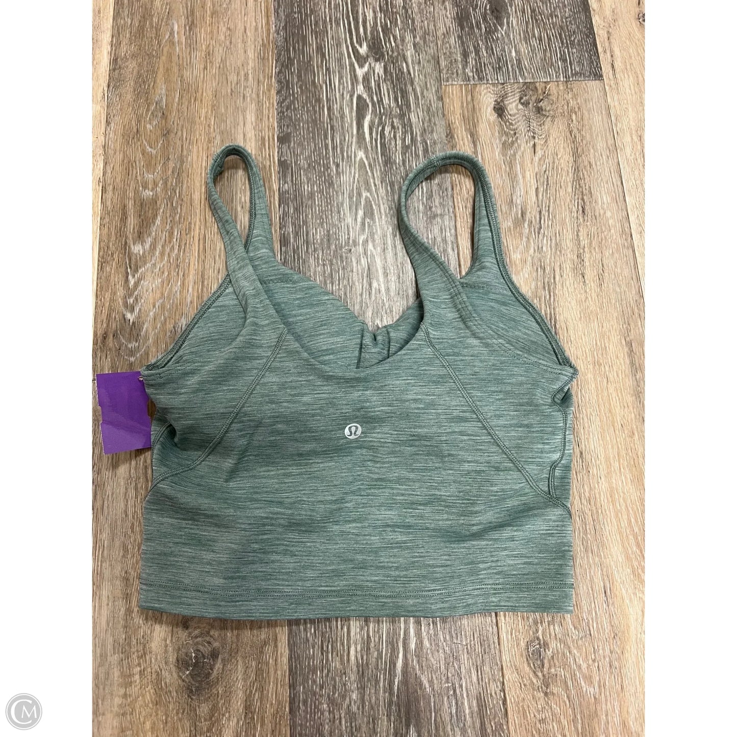 Athletic Bra By Lululemon In Green, Size: S