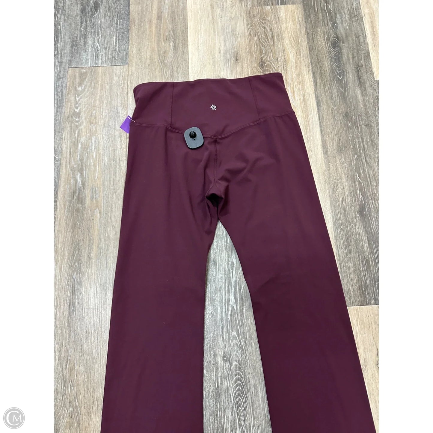 Athletic Pants By Athleta In Maroon, Size: L