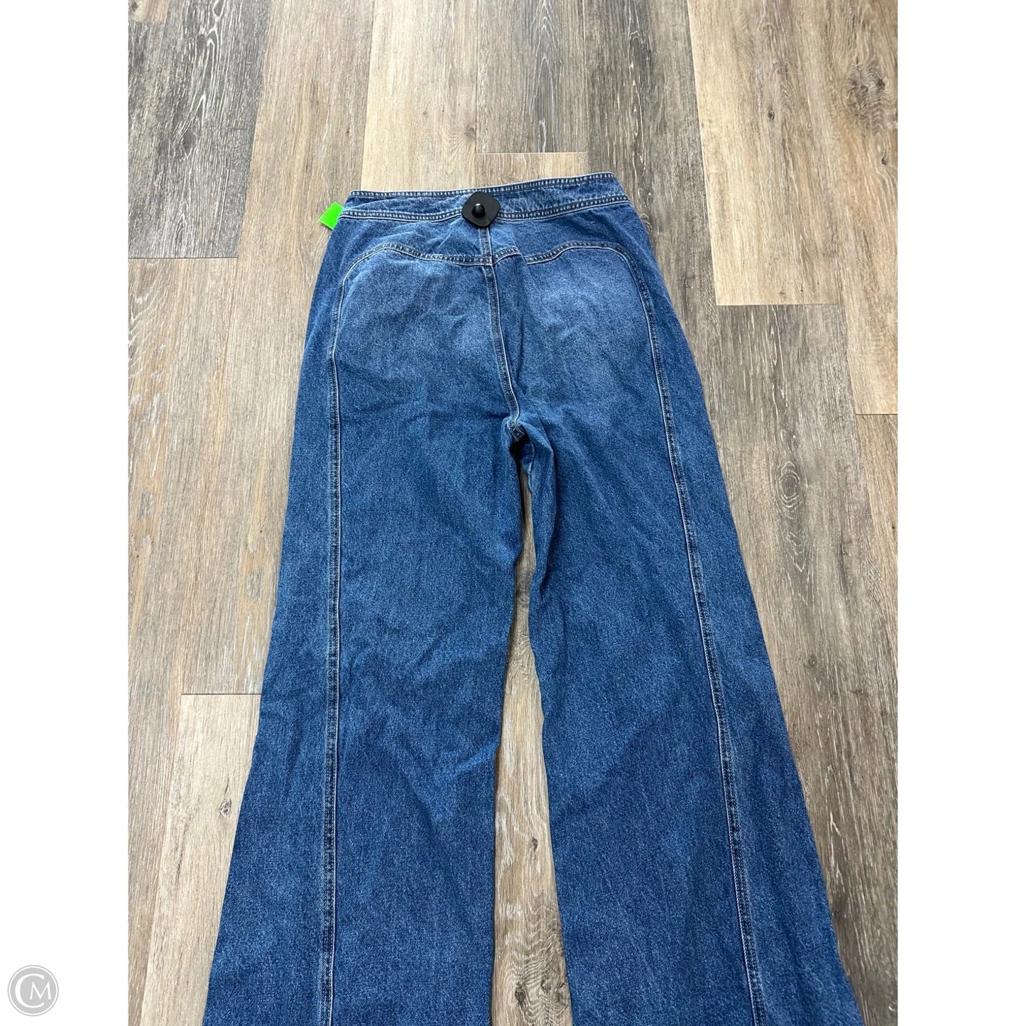 Jeans Wide Leg By We The Free In Blue Denim, Size: M