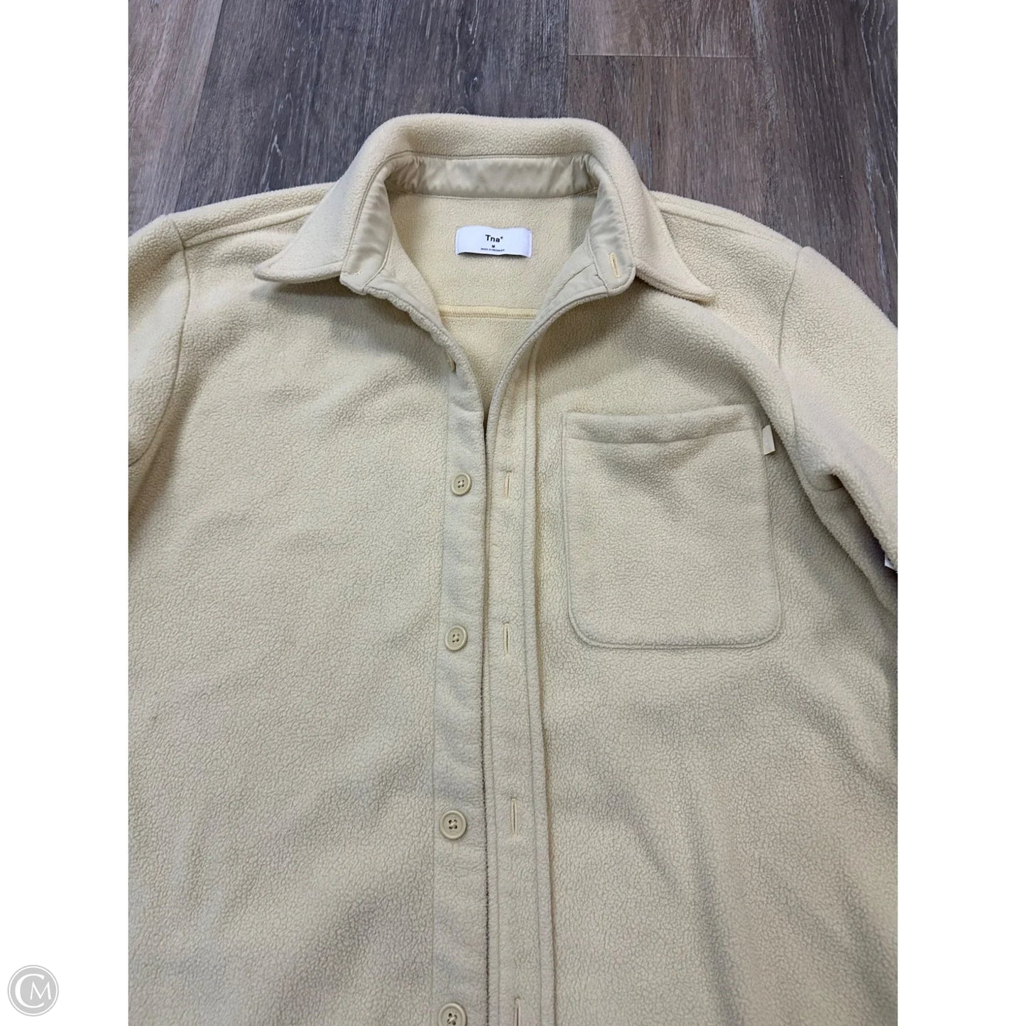 Jacket Shirt By TNA In Yellow, Size: M