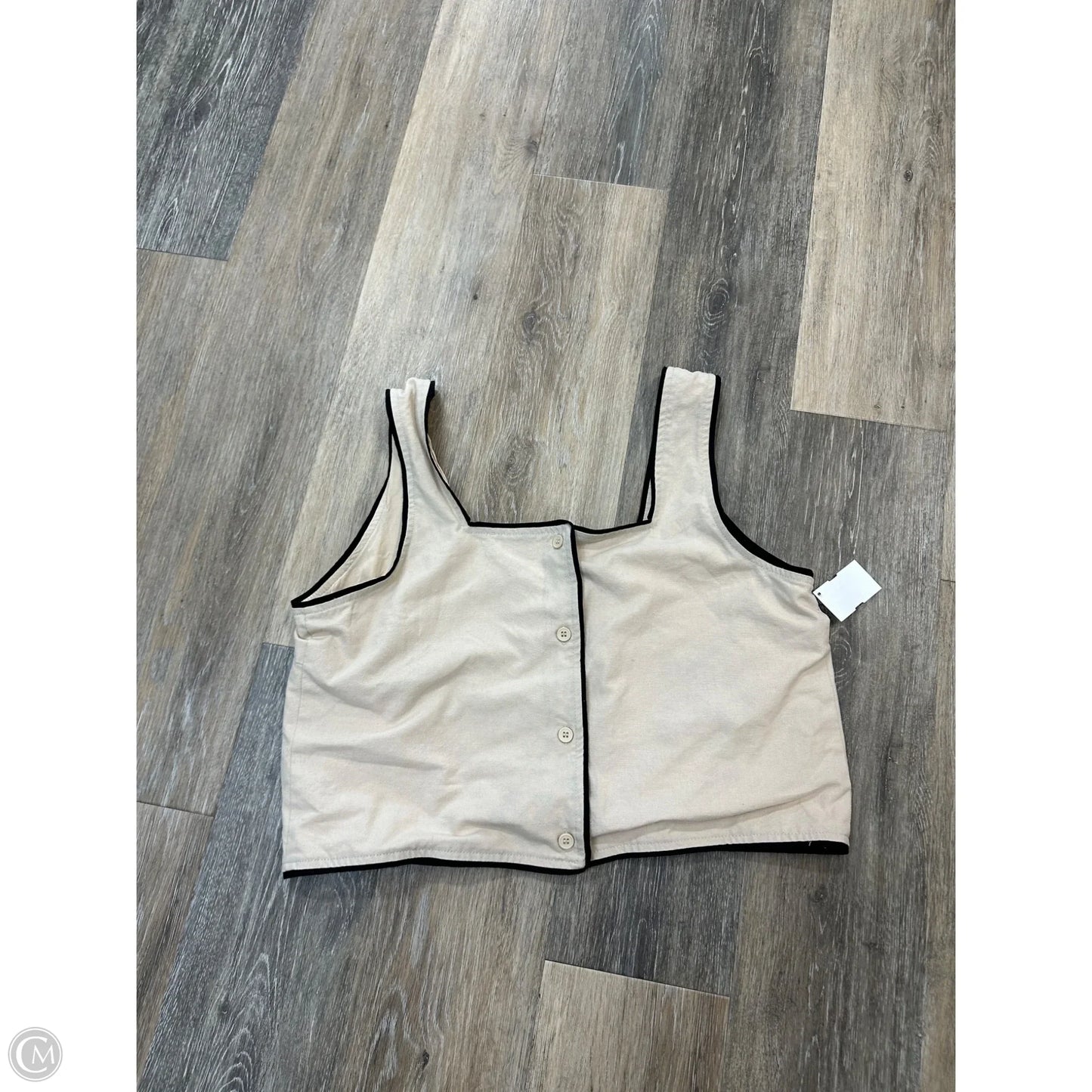 Skirt Set 2pc By Gilli In Tan, Size: L