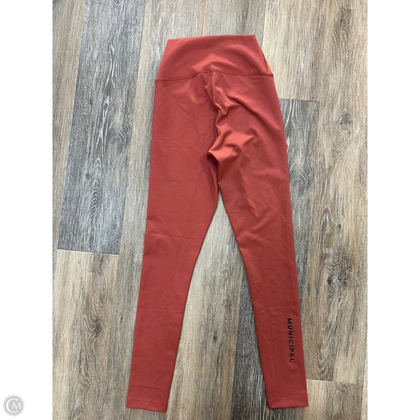 Athletic Leggings By Municipal In Red, Size: S