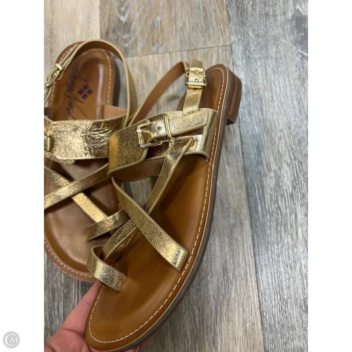 Sandals Designer By Patricia Nash In Tan, Size: 8