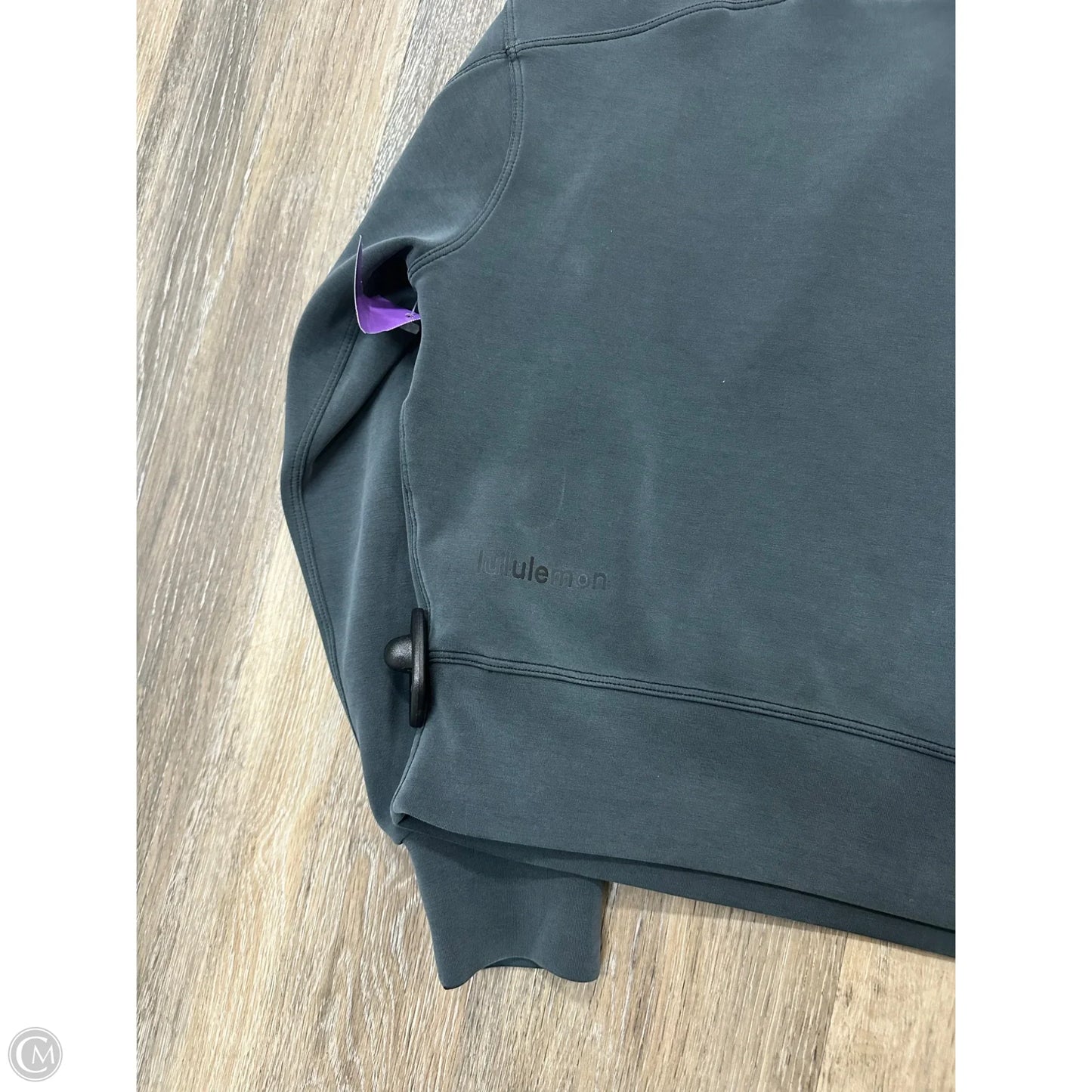 Athletic Sweatshirt Crewneck By Lululemon In Grey, Size: 6