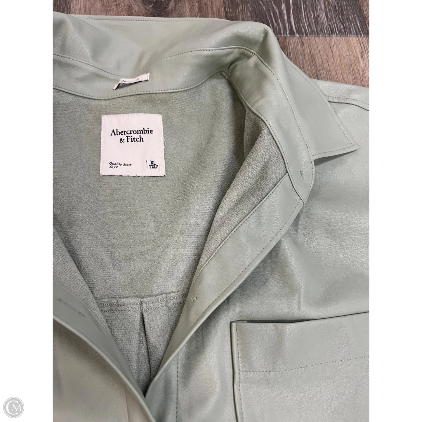 -Jacket Other By Abercrombie And Fitch In Green, Size: Xl