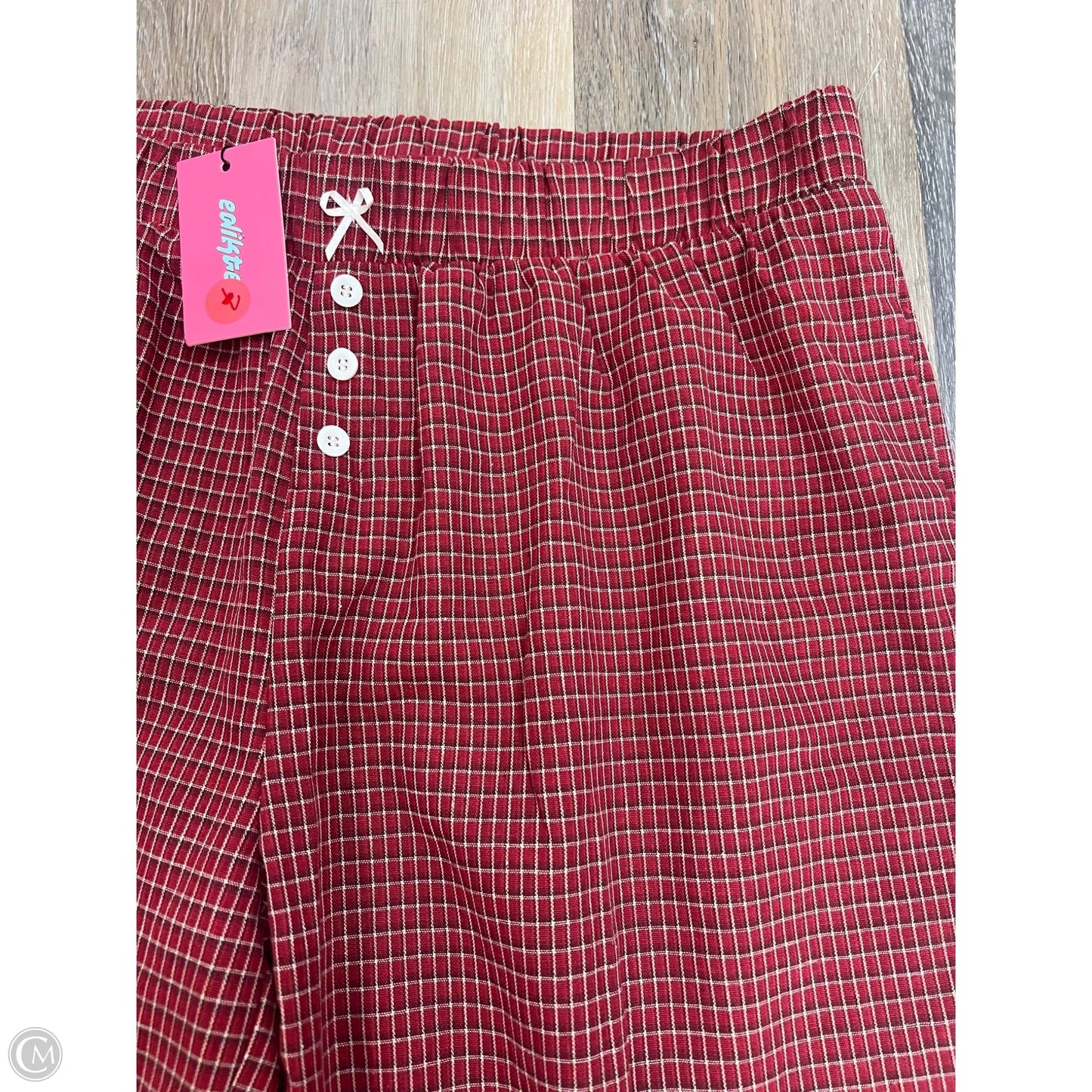 -Pants Other By Edikted In Red, Size: Xl