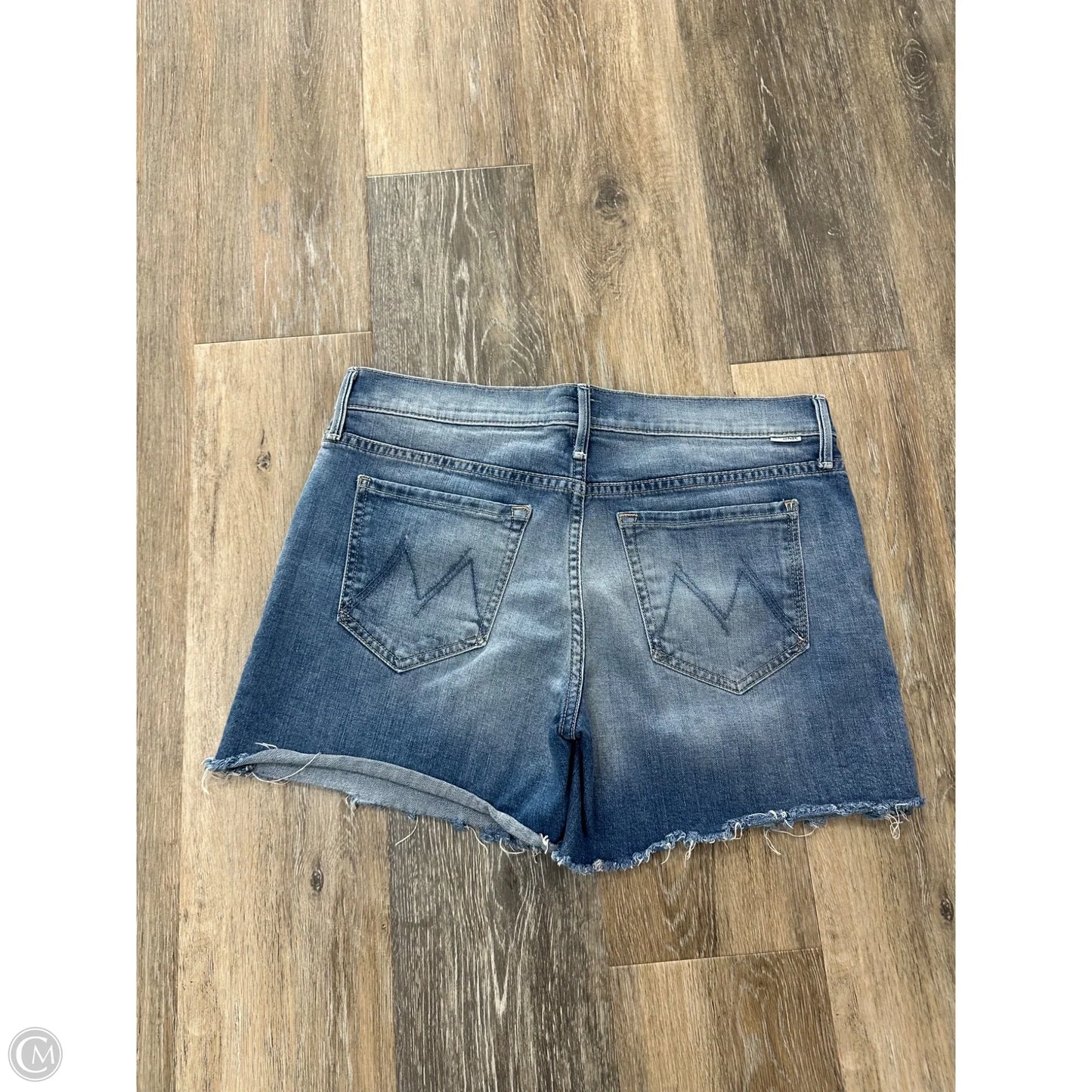 Shorts Designer By Mother In Blue Denim, Size: 4/27