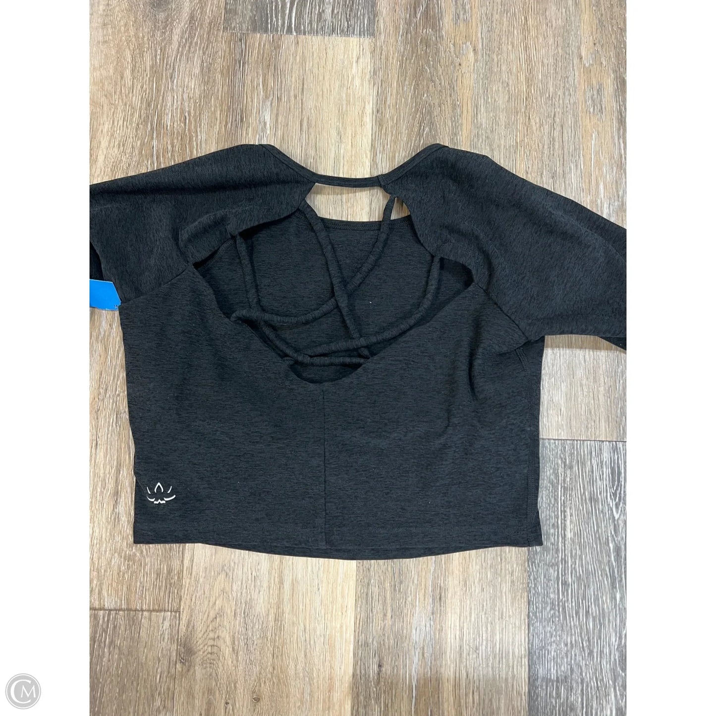 Athletic Top Long Sleeve By Beyond Yoga In Black, Size: M