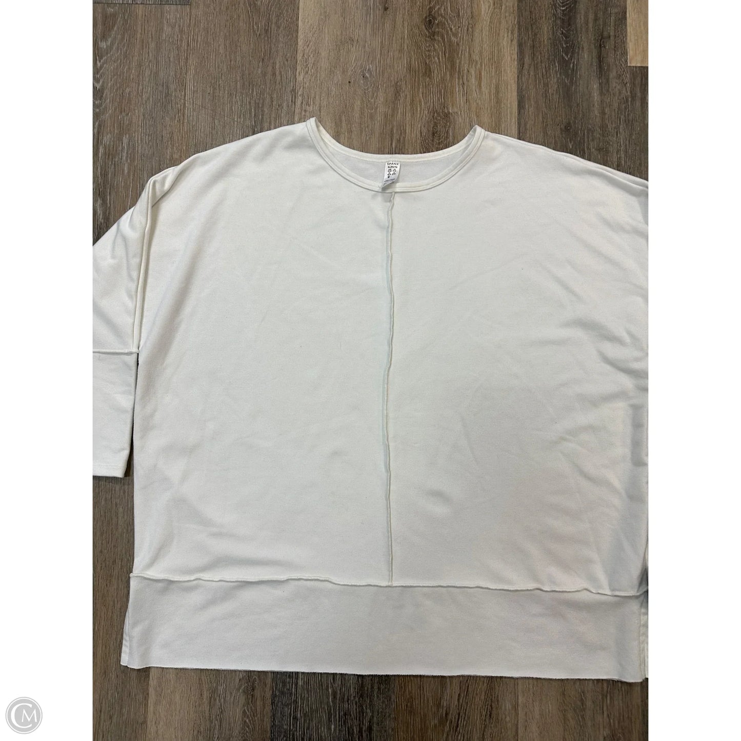 Top Long Sleeve By Spanx In White, Size: Xl