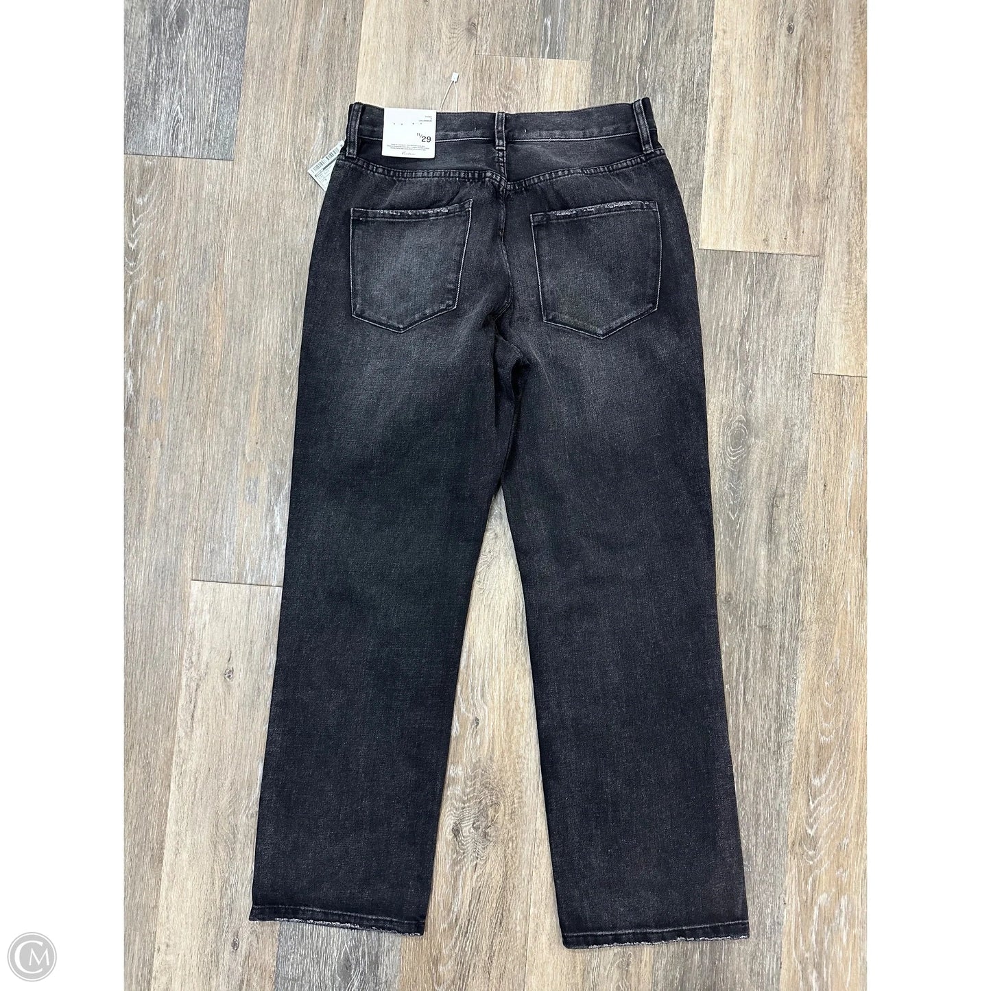 Jeans Straight By Kancan In Black Denim, Size: 8