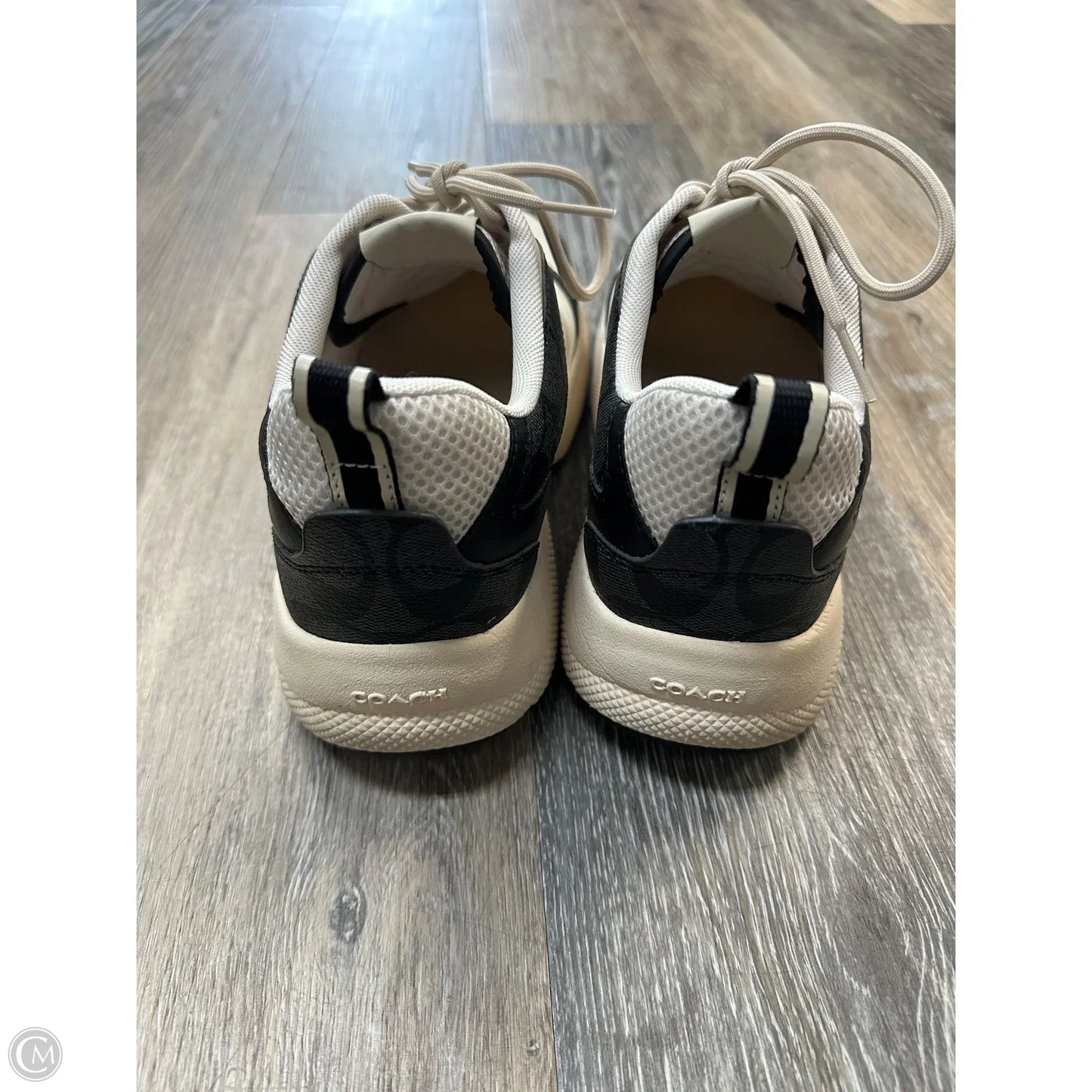 Shoes Designer By Coach In Black & White, Size: 10