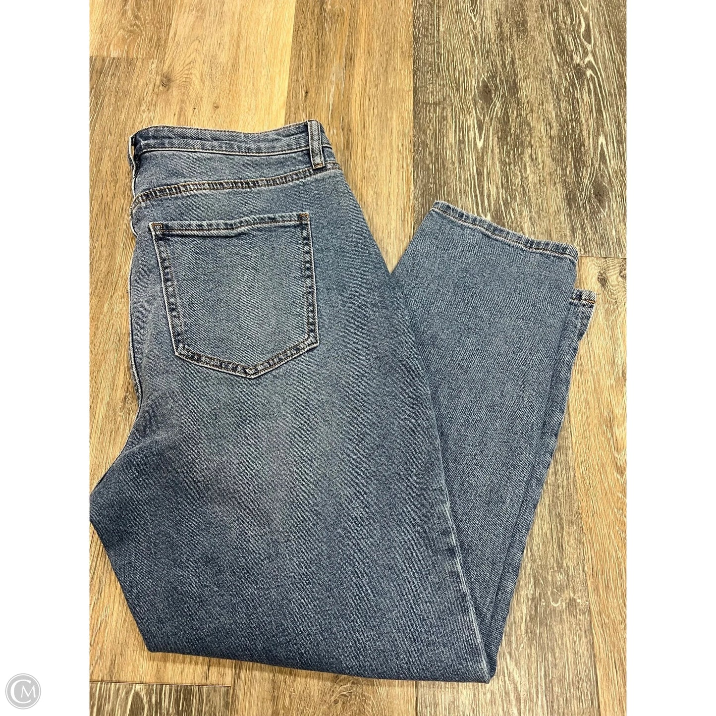 Jeans Straight By Arula In Blue Denim, Size: 10