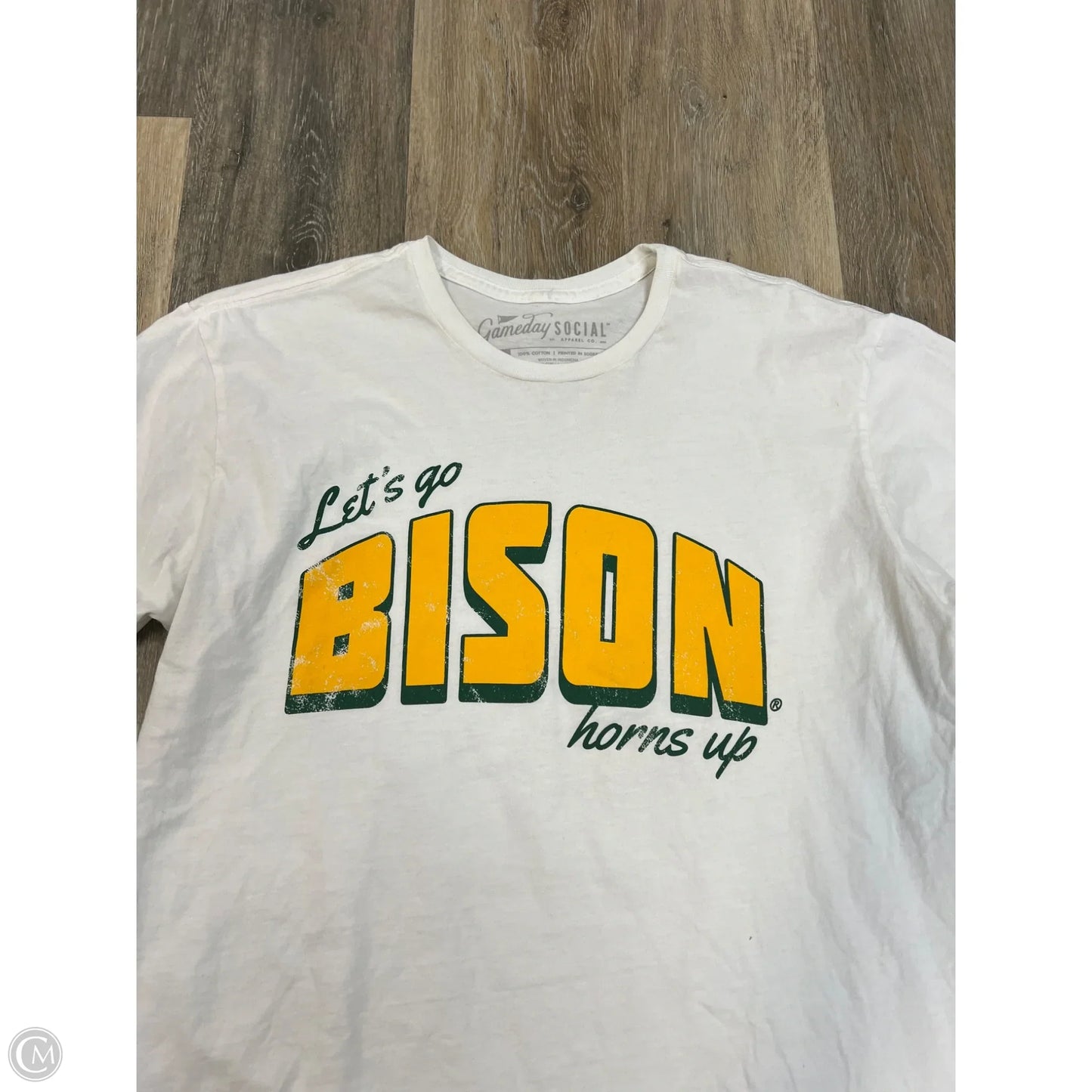 Athletic Top Short Sleeve By Gameday Social In White, Size: L