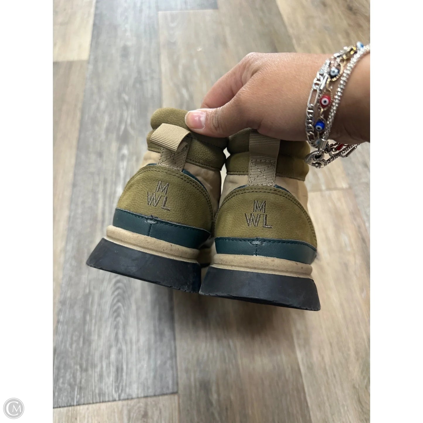 Boots Combat By Madewell In Green, Size: 8