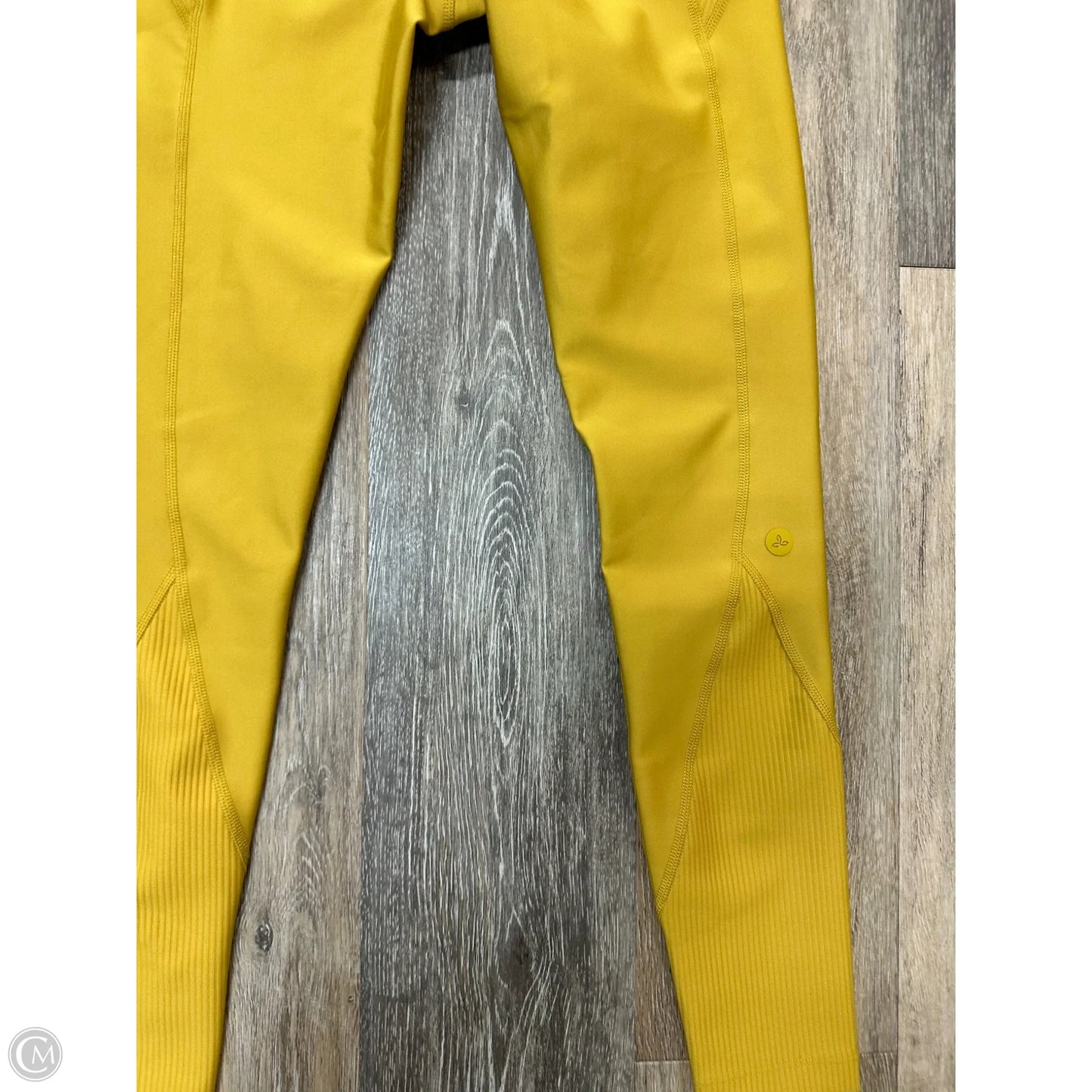 Athletic Leggings By Prana In Yellow, Size: S