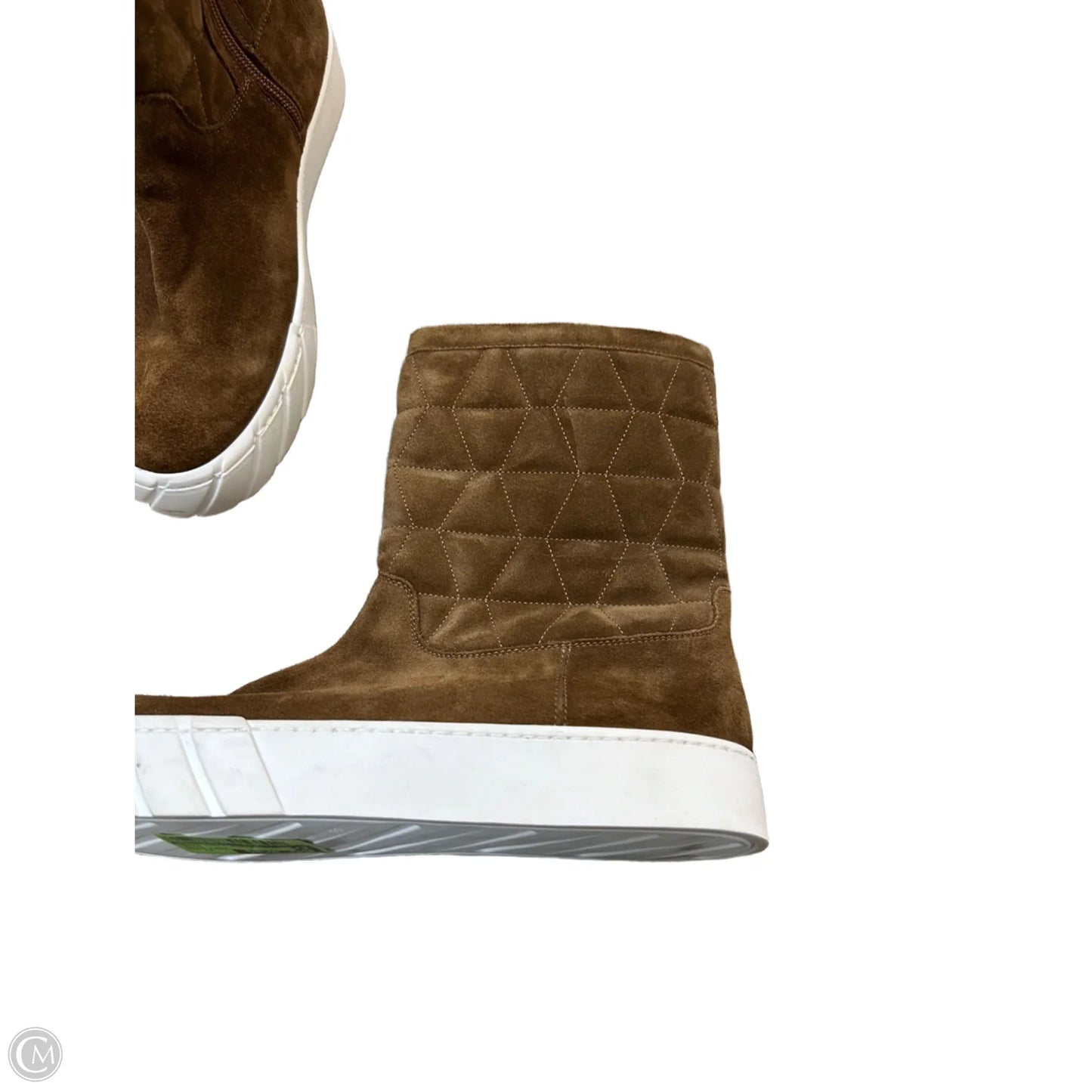 Boots Ankle Flats By Aquatalia In Brown, Size: 11