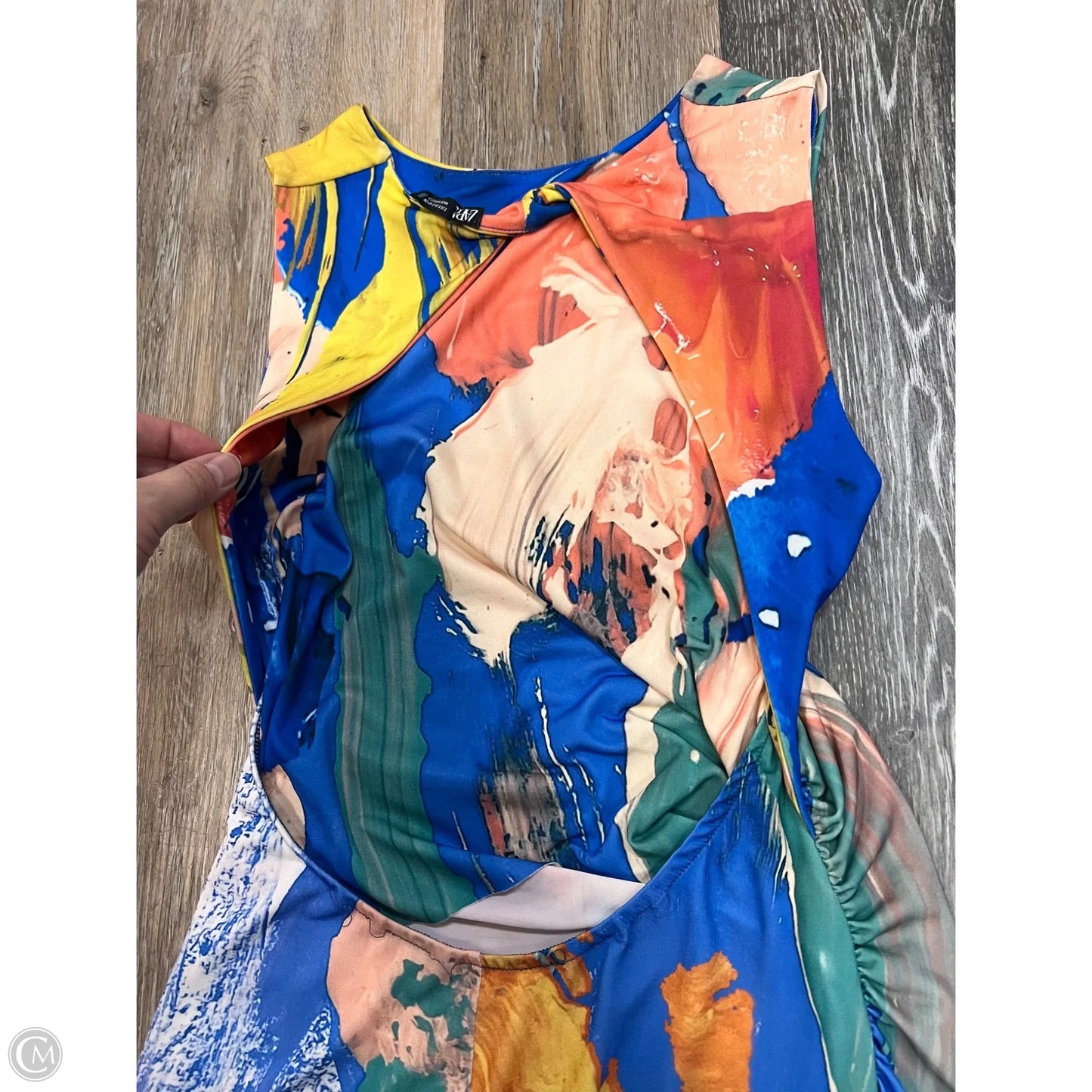 Dress Party Long By Zara In Multi-colored, Size: S