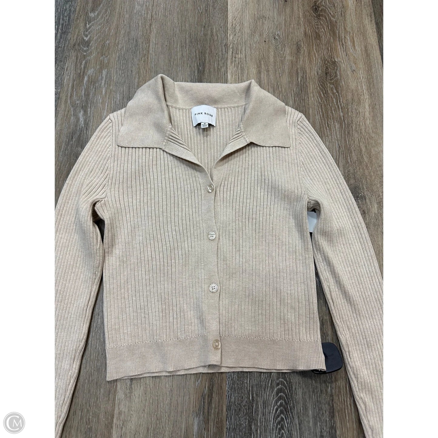 Pants Set 2pc By Pink Rose In Beige, Size: M