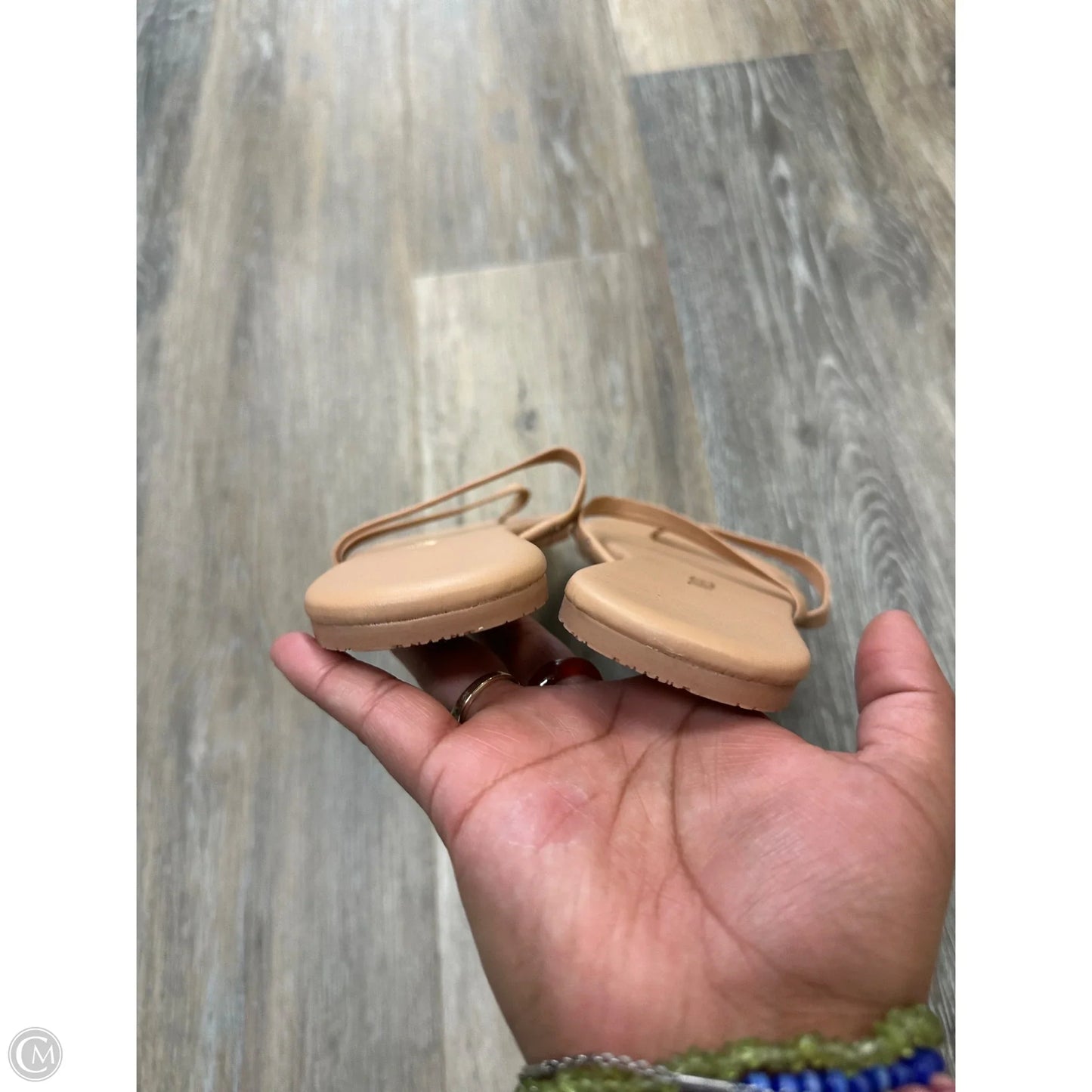 Sandals Flip Flops By TKEES In Tan, Size: 7