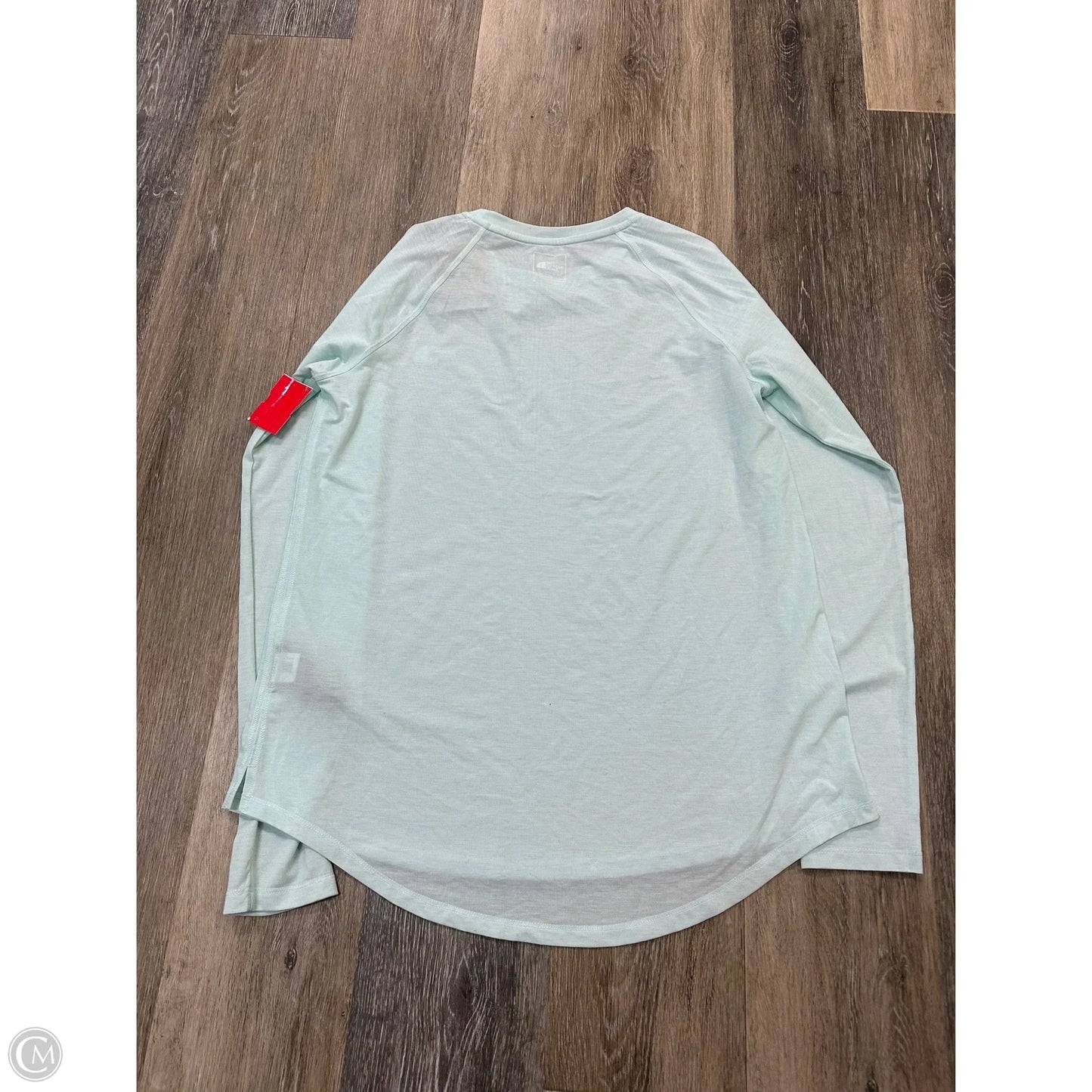 Athletic Top Long Sleeve Crewneck By The North Face In Blue, Size: M