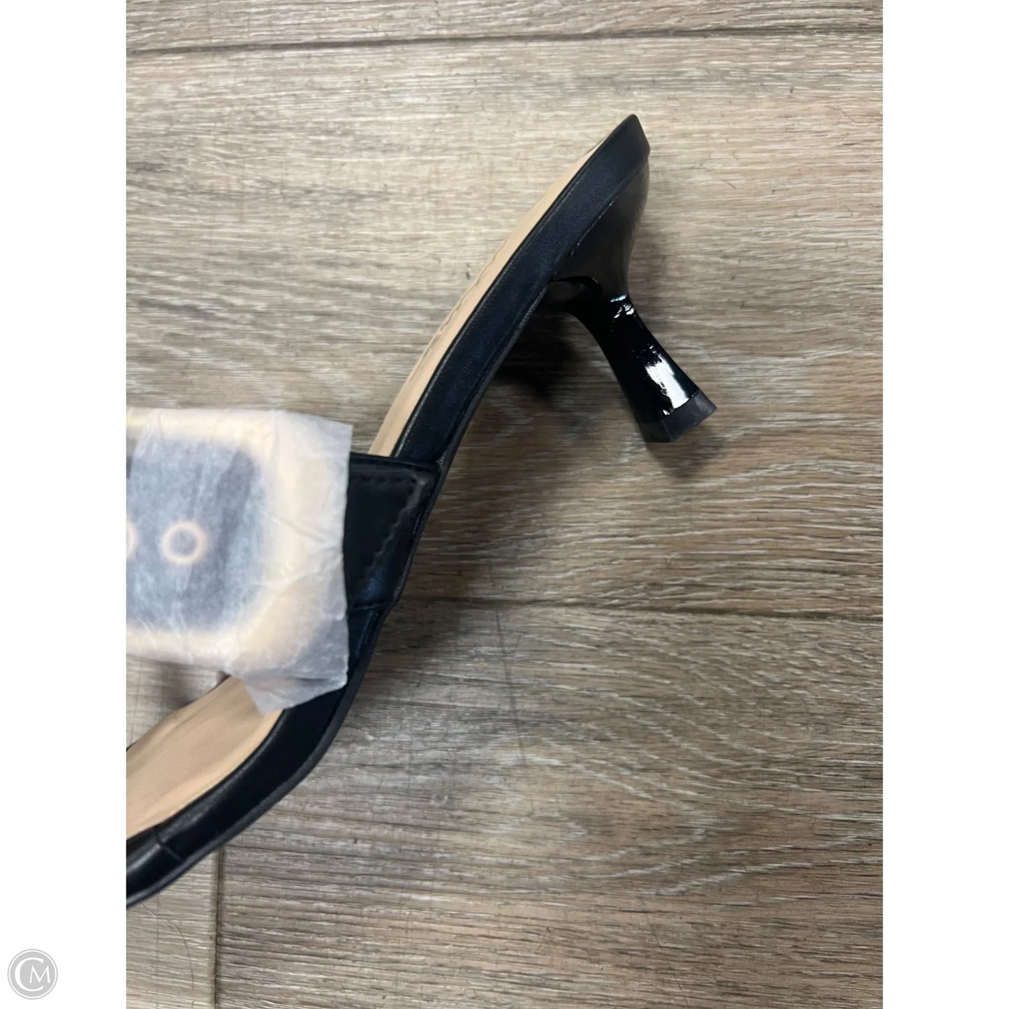 Sandals Heels Kitten By Lulus In Black, Size: 8