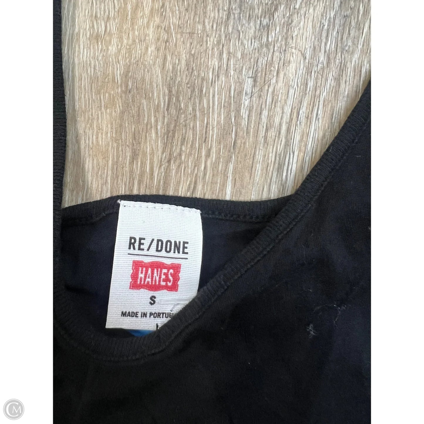 Tank Top By Re/Done x Hanes In Black, Size: S