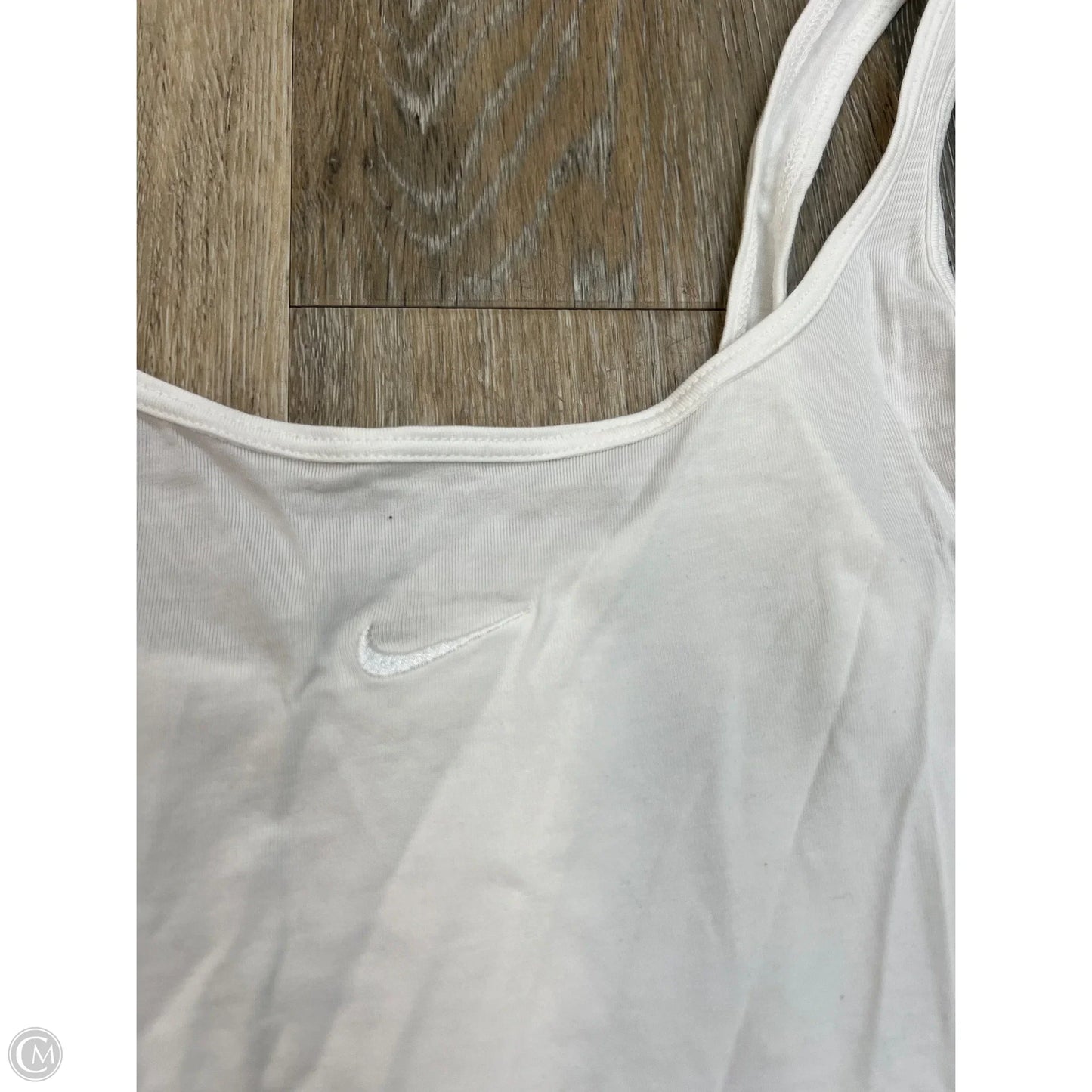 Athletic Tank Top By Nike Apparel In White, Size: Xs