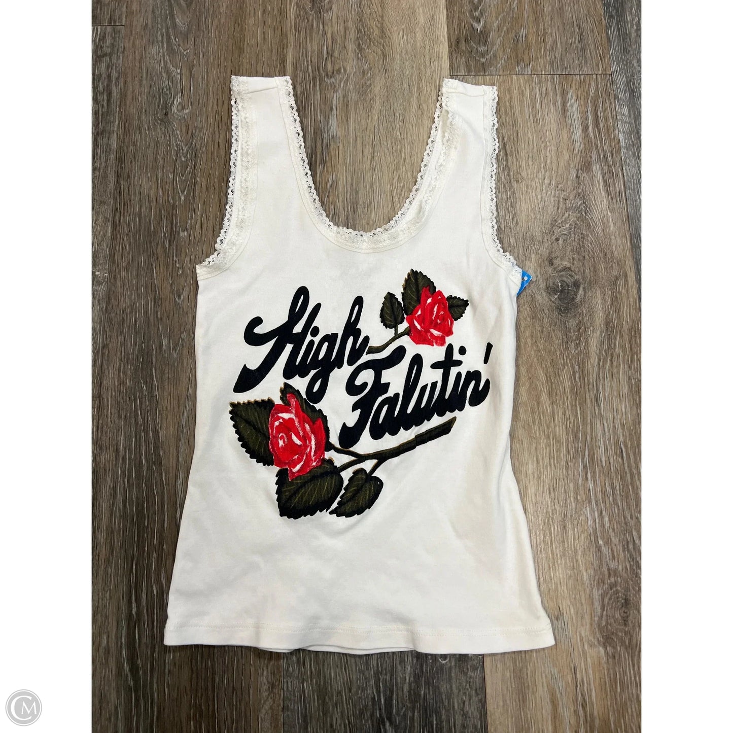 Tank Top By Midnight Rider In White, Size: Xs