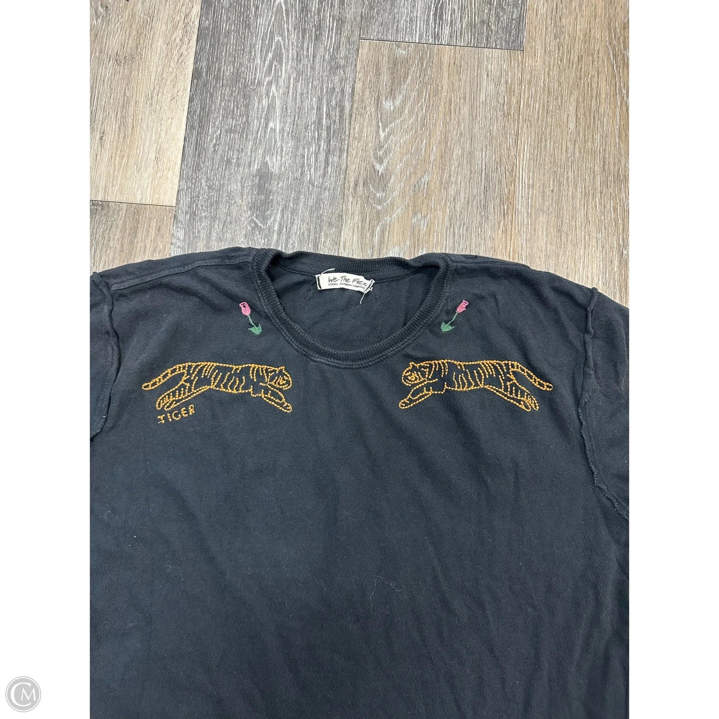 Top Short Sleeve By We The Free In Black, Size: Xs