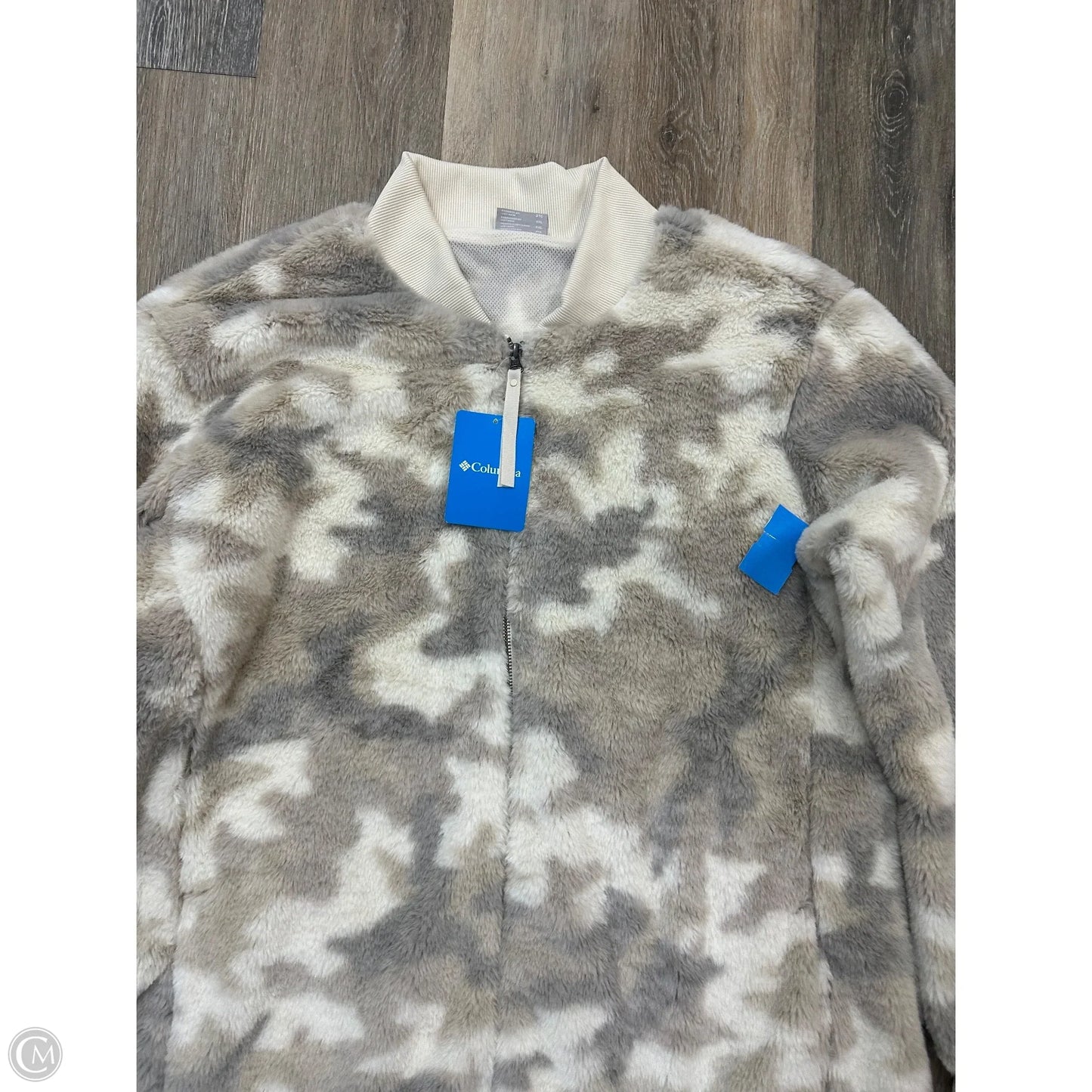 Jacket Faux Fur & Sherpa By Columbia In Camouflage Print, Size: Xxl