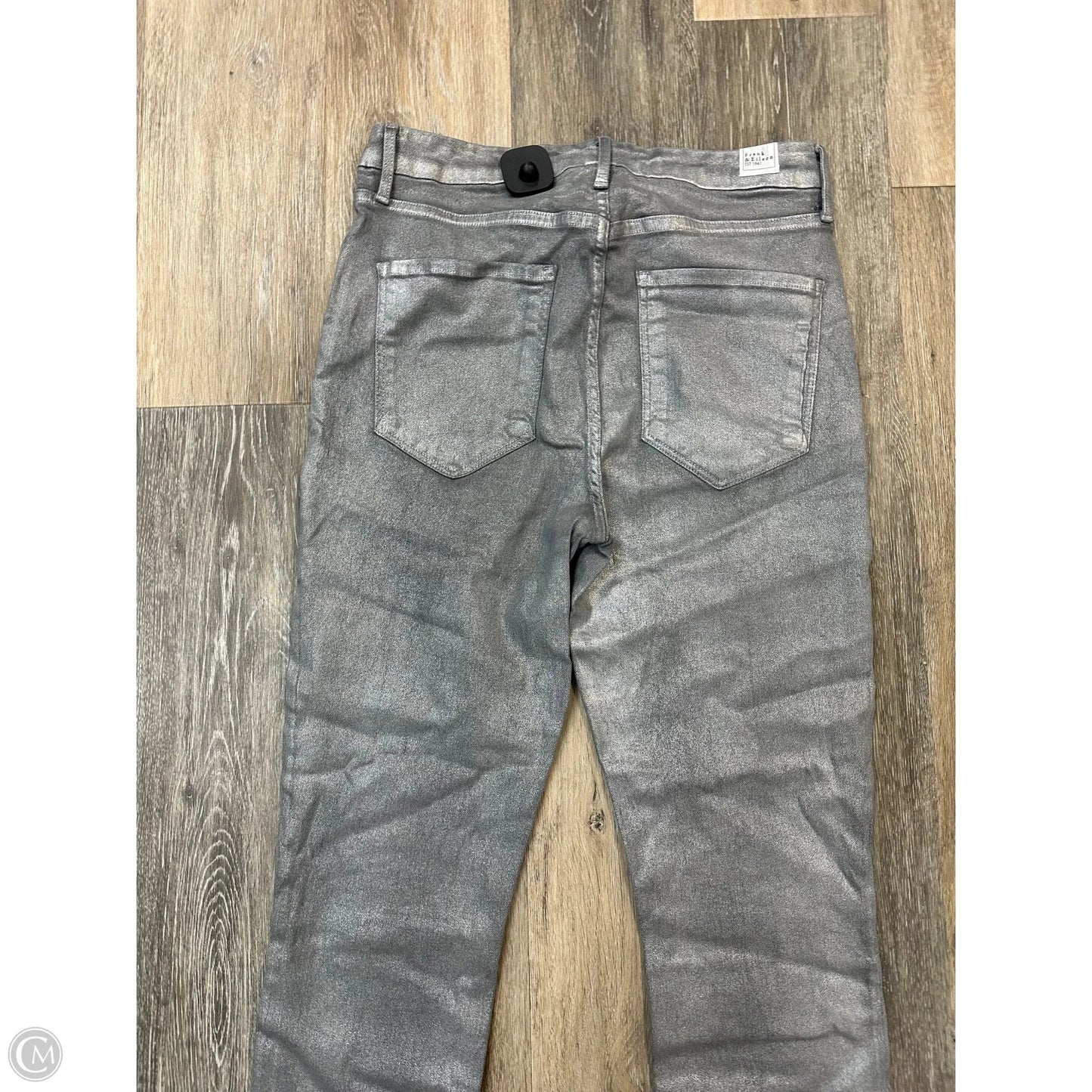 -Jeans Skinny By Frank And Eileen In Silver, Size: 10