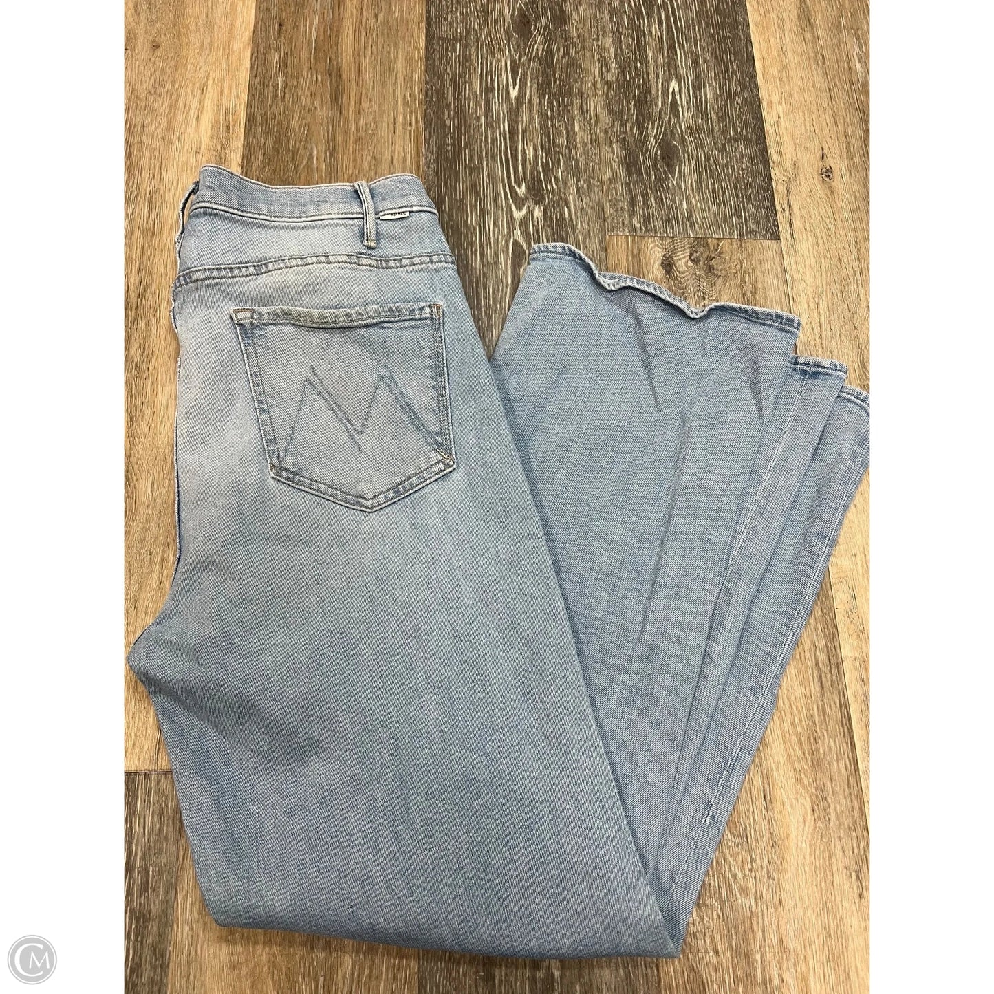 Jeans Wide Leg By Mother In Blue Denim, Size: 12/31