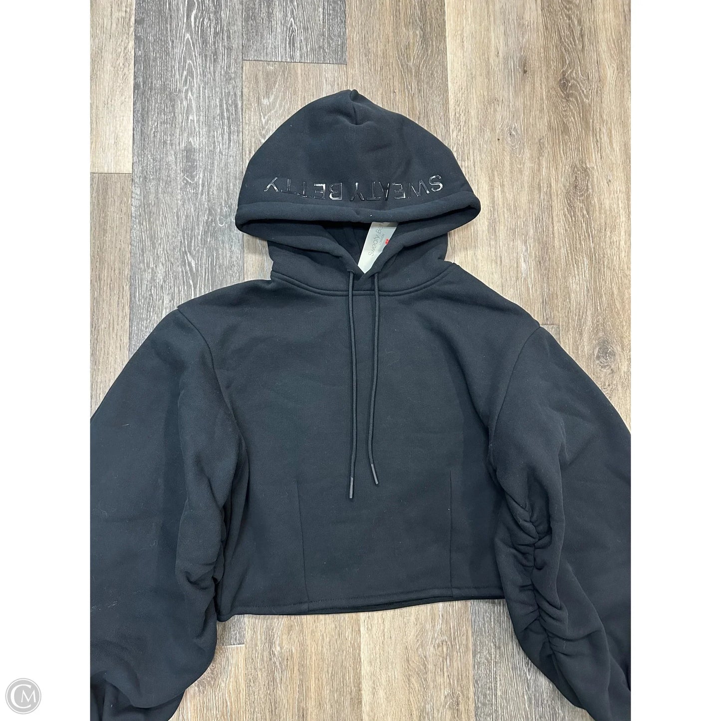 Athletic Sweatshirt Hoodie By Sweaty Betty In Black, Size: M