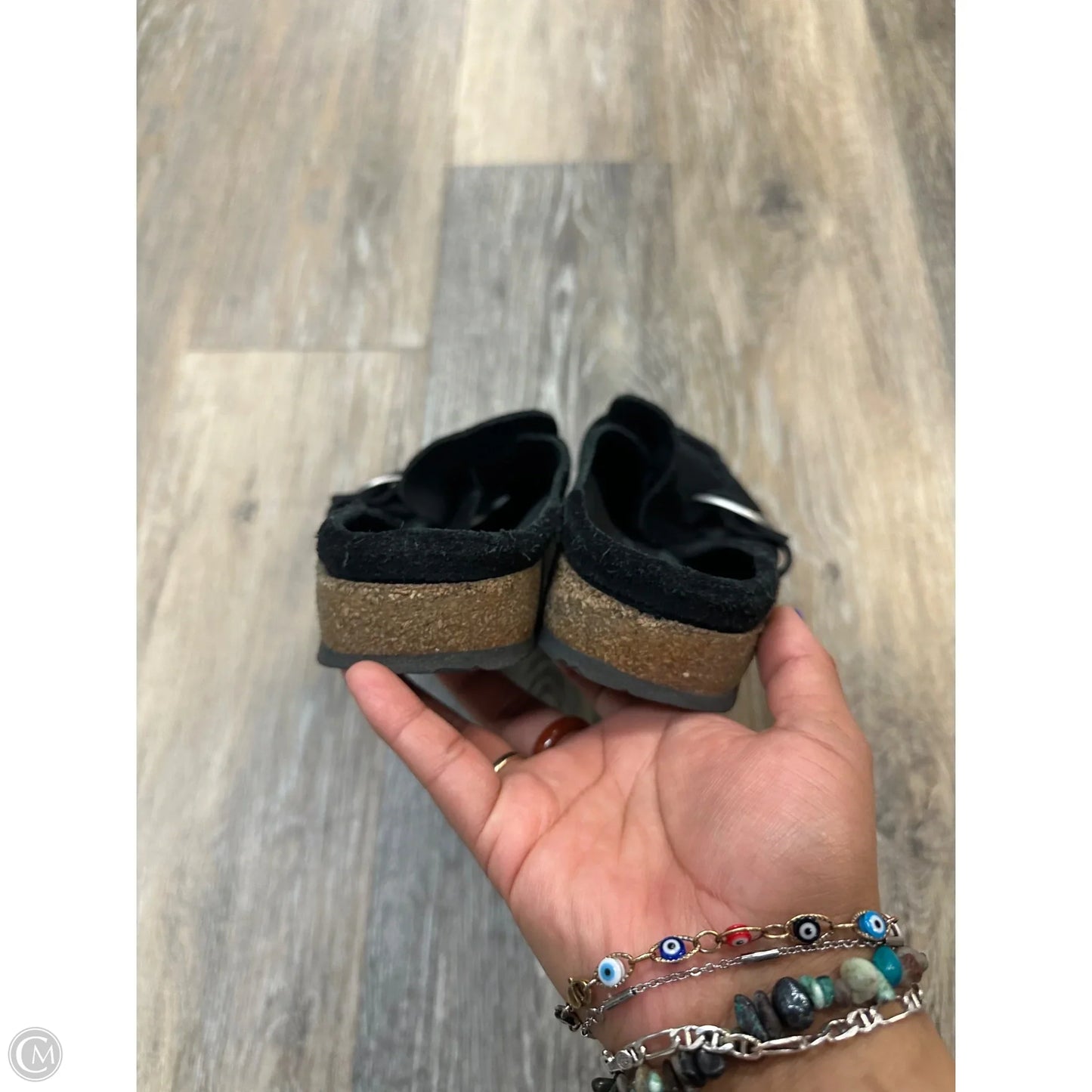 Shoes Flats By Birkenstock In Black, Size: 6